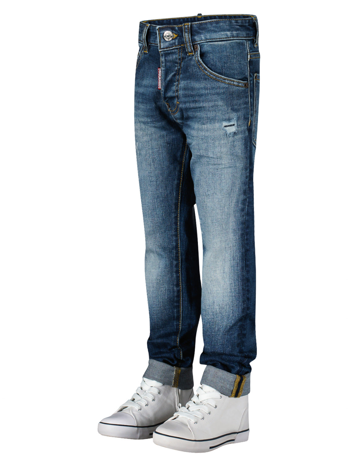 DSQUARED2 Kids jeans Cool Guy Blue in Blue 6808352222-3.jpg | NICKIS.com