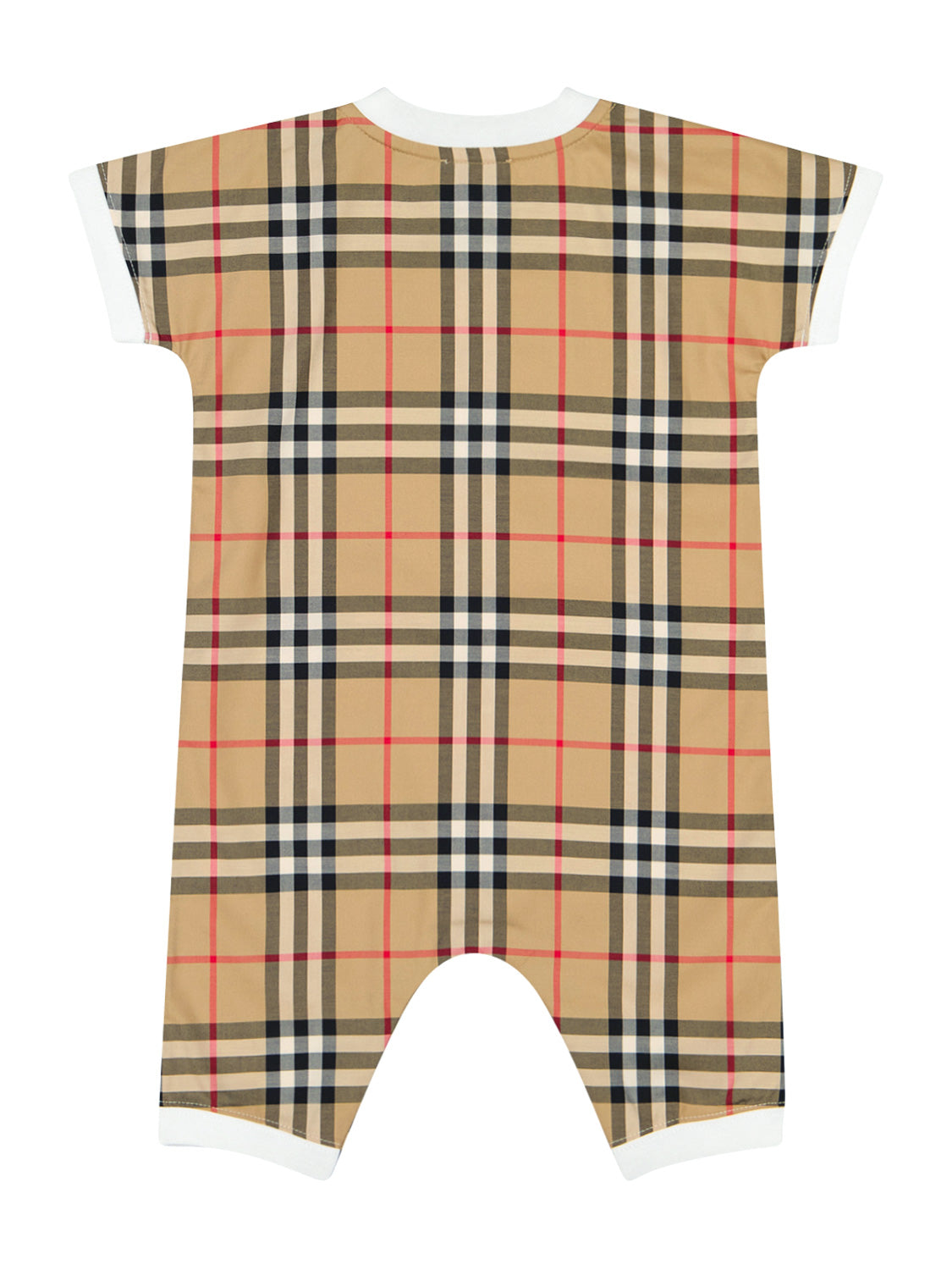 Burberry Kids babygrow Lennox White in White 6808380185-7.jpg | NICKIS.com