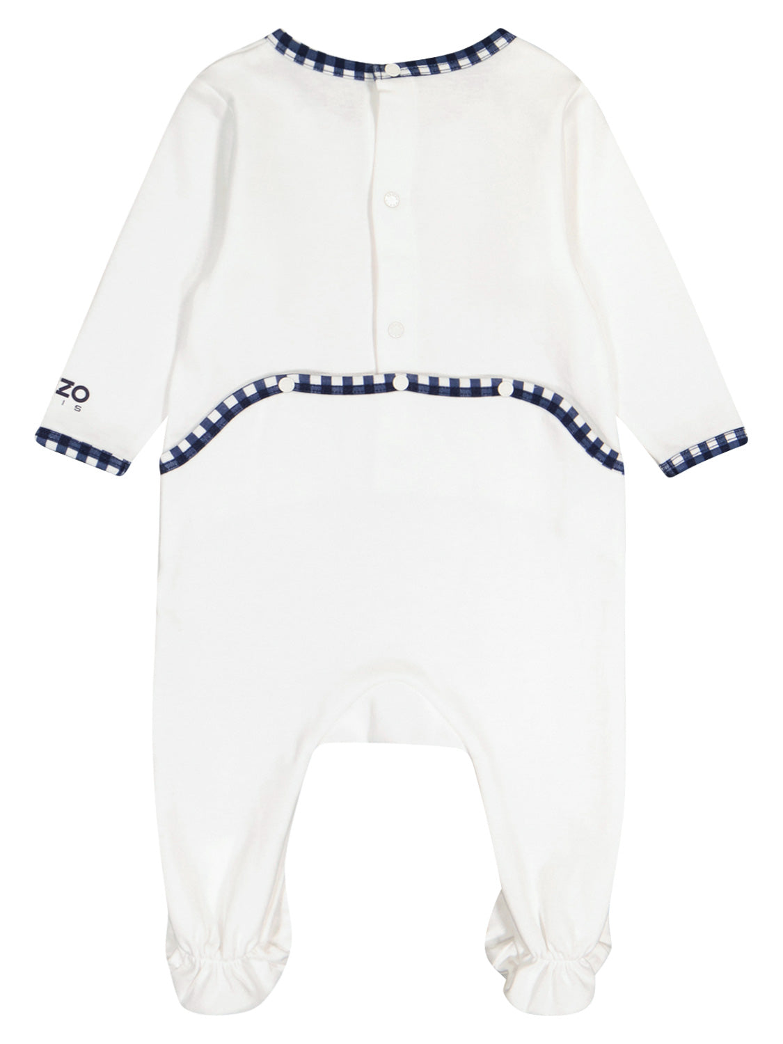 Kenzo Kids Kids babygrow White in White 6808521460-7.jpg | NICKIS.com