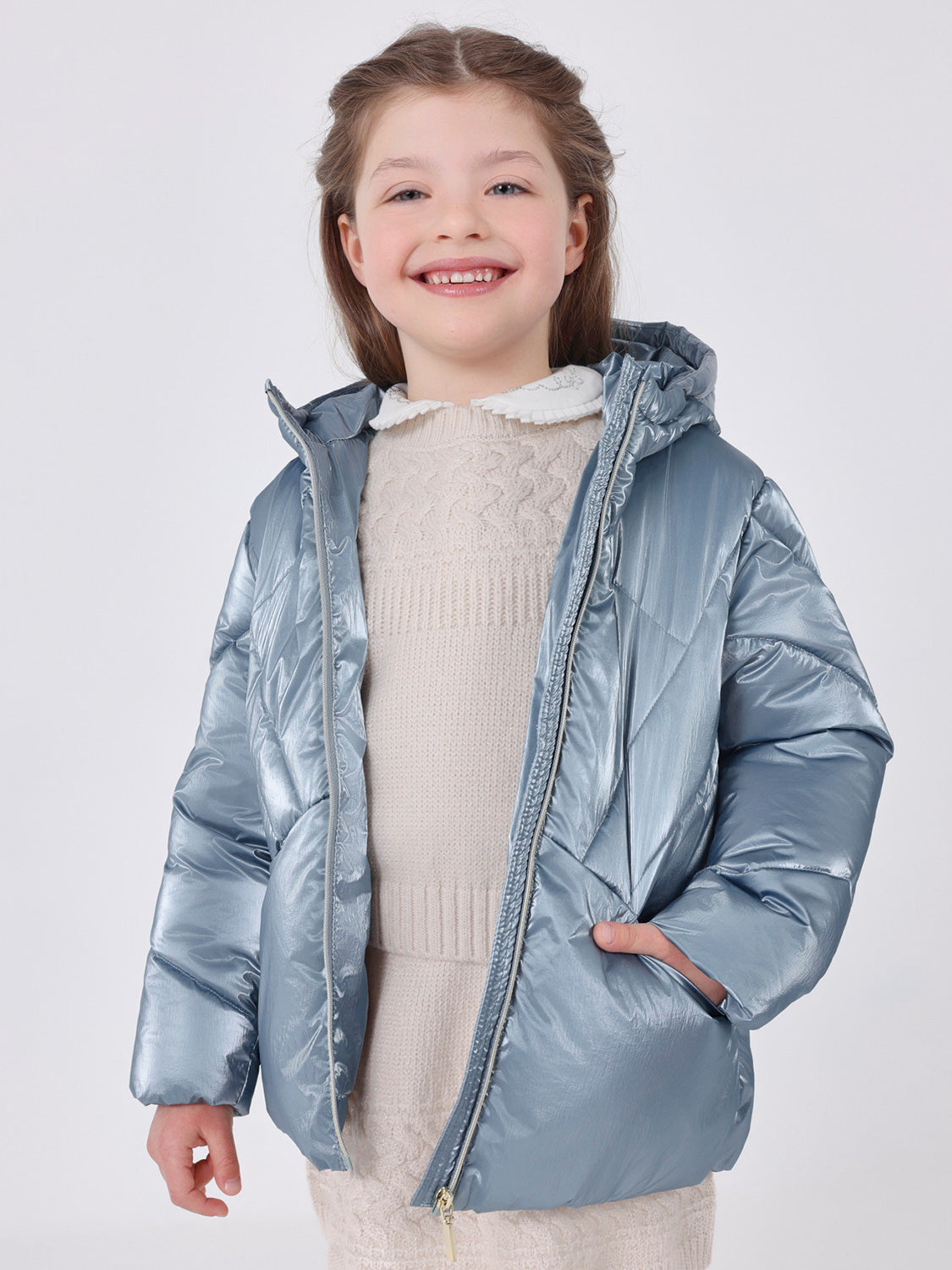 Mayoral winter jacket Metallic girls