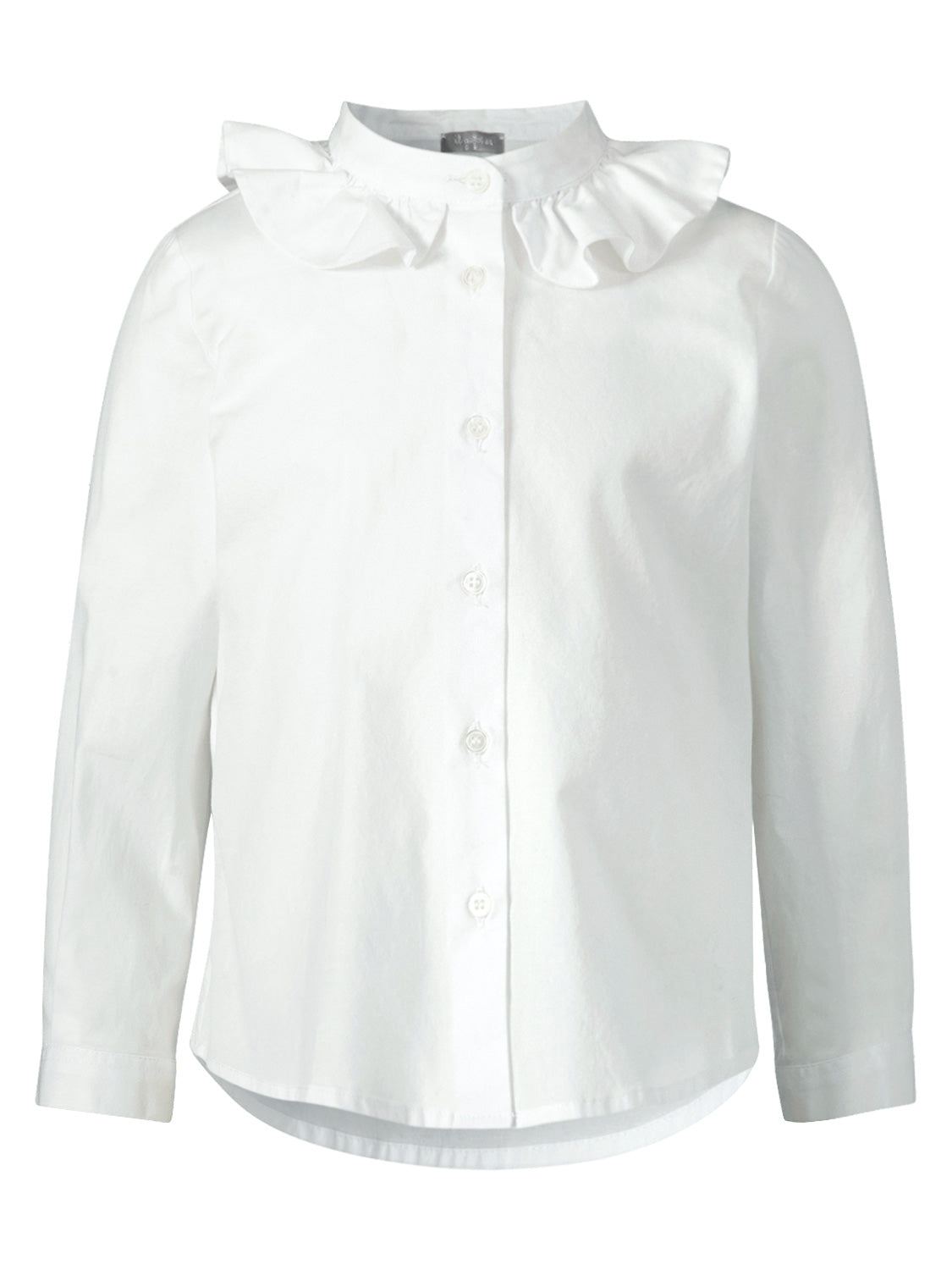 Il Gufo Kids blouse White in White 6808633473-1.jpg | NICKIS.com