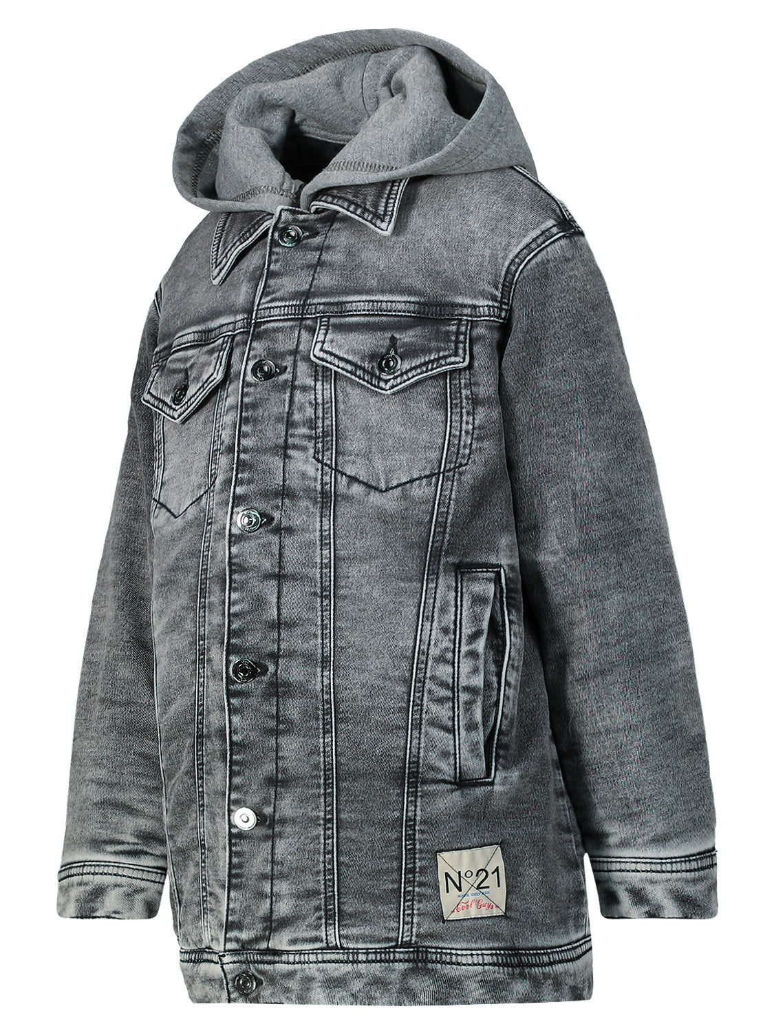 N°21 Kids jacket Grey in Grey 6808753786-4.jpg | NICKIS.com