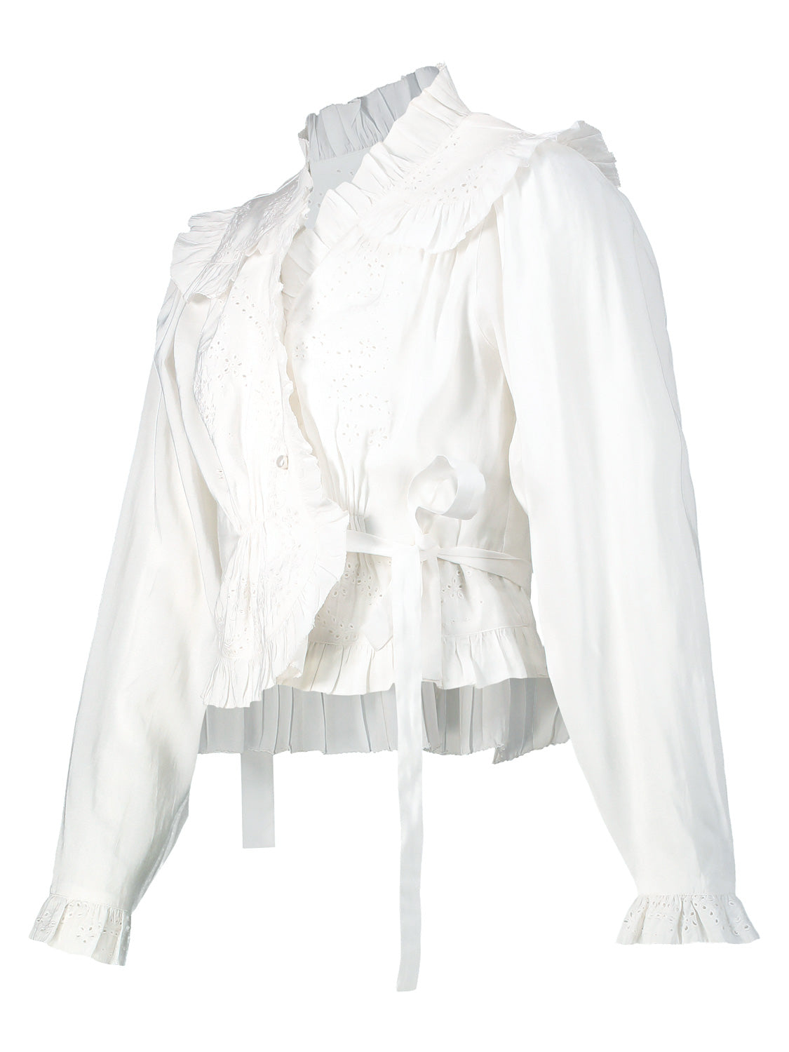 LES COYOTES DE PARIS Kids blouse White in White 6808803436-4.jpg | NICKIS.com