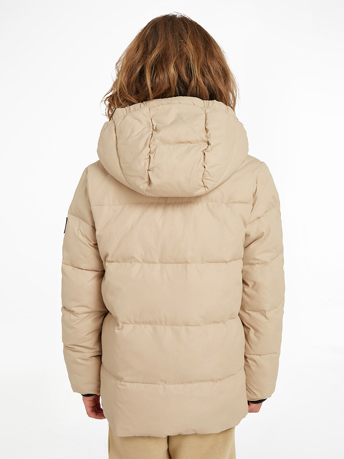 Calvin Klein Kids winter jacket ESSENTIAL Beige in Beige 6808873674-3.jpg | NICKIS.com