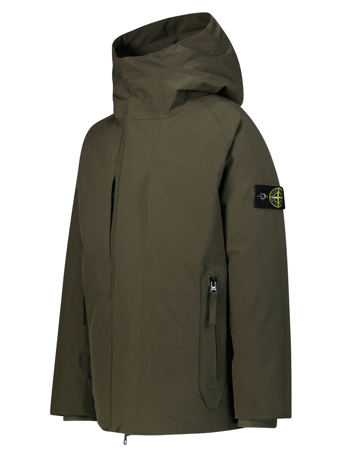 STONE ISLAND JUNIOR Kids Down Jacket Khaki in Khaki 6808900538-4.jpg | NICKIS.com