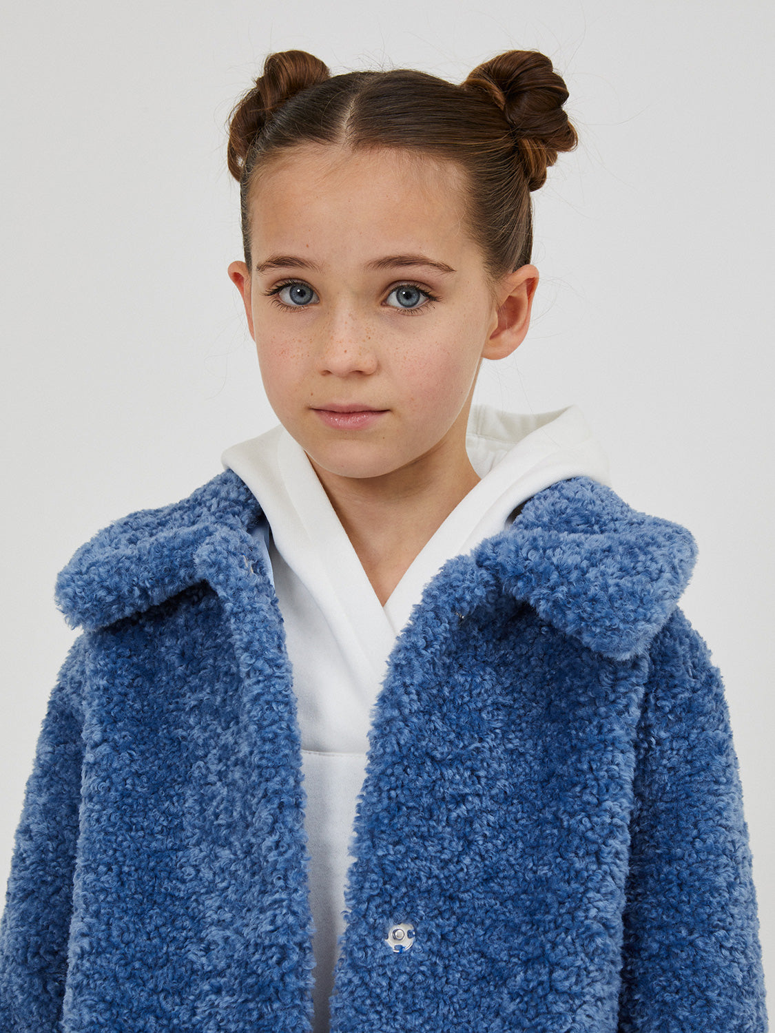 Monnalisa Kids jacket Blue in Blue 6808922208-8.jpg | NICKIS.com