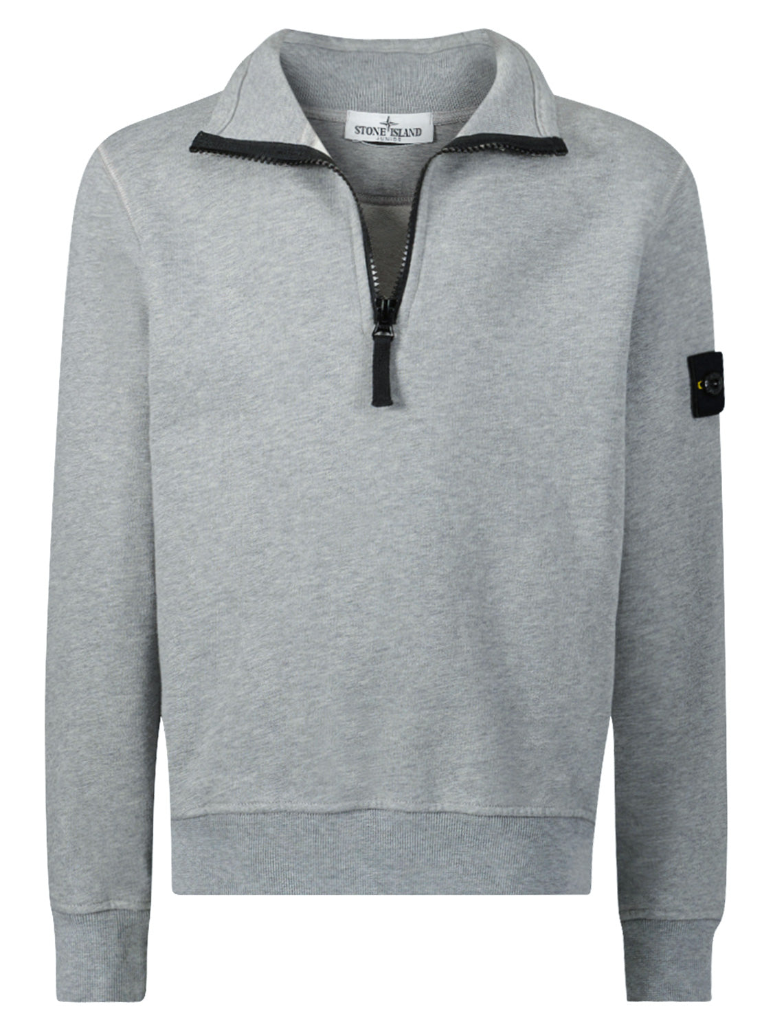 STONE ISLAND JUNIOR Kids Sweatshirt Grey in Grey 6808947636-4.jpg | NICKIS.com