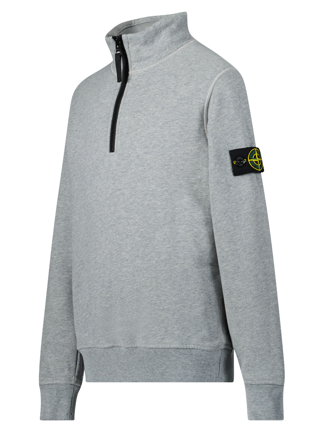 STONE ISLAND JUNIOR Kids Sweatshirt Grey in Grey 6808947636-5.jpg | NICKIS.com