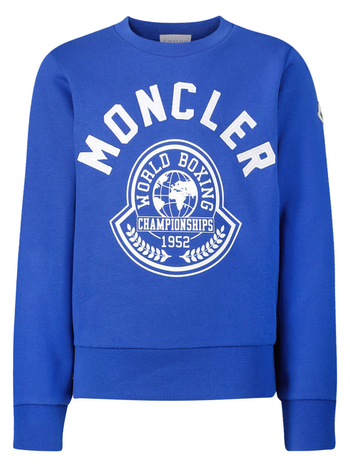 Moncler Enfant Kids Sweatshirt Blue in Blue 6809009287-1.jpg | NICKIS.com