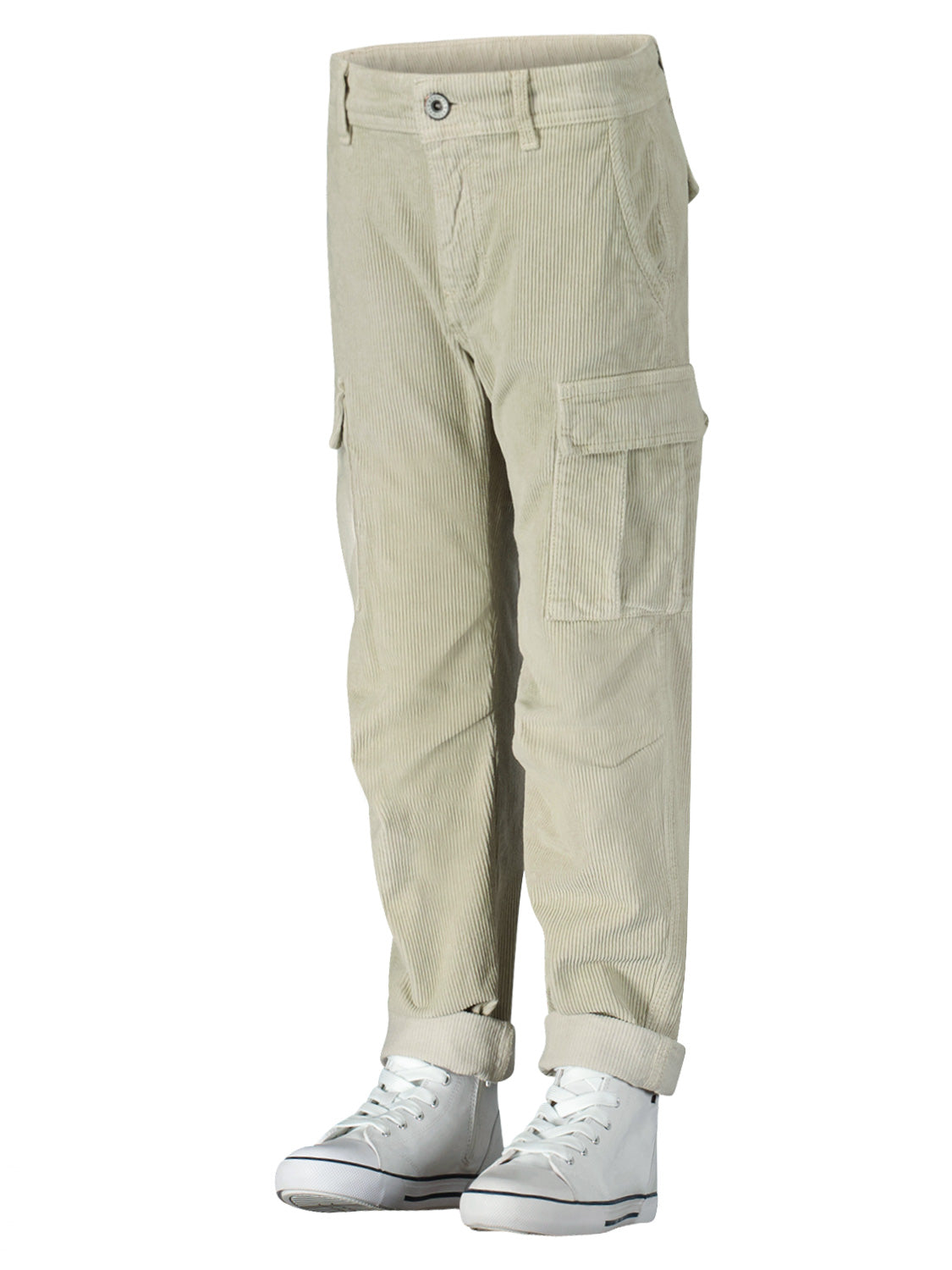 PLEASE - THE TROUSERS Kids Cargo Trousers Beige in Beige 6809089837-3.jpg | NICKIS.com