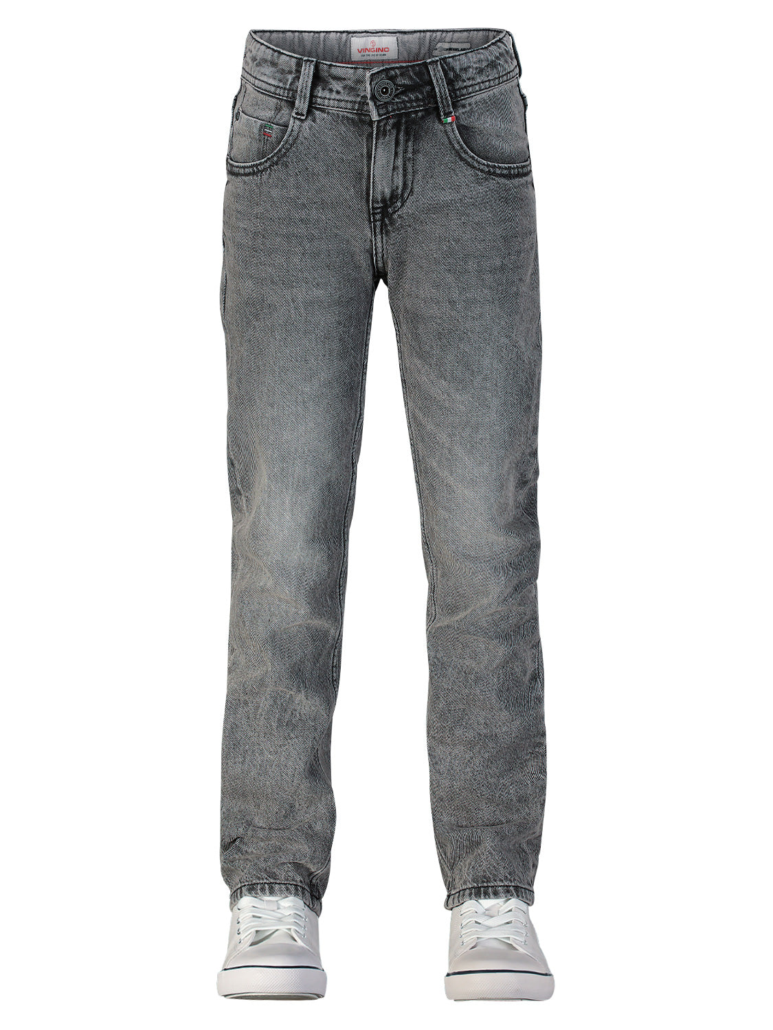 Vingino Kids jeans Baggio Vintage Grey in Grey 6809236135-4.jpg | NICKIS.com