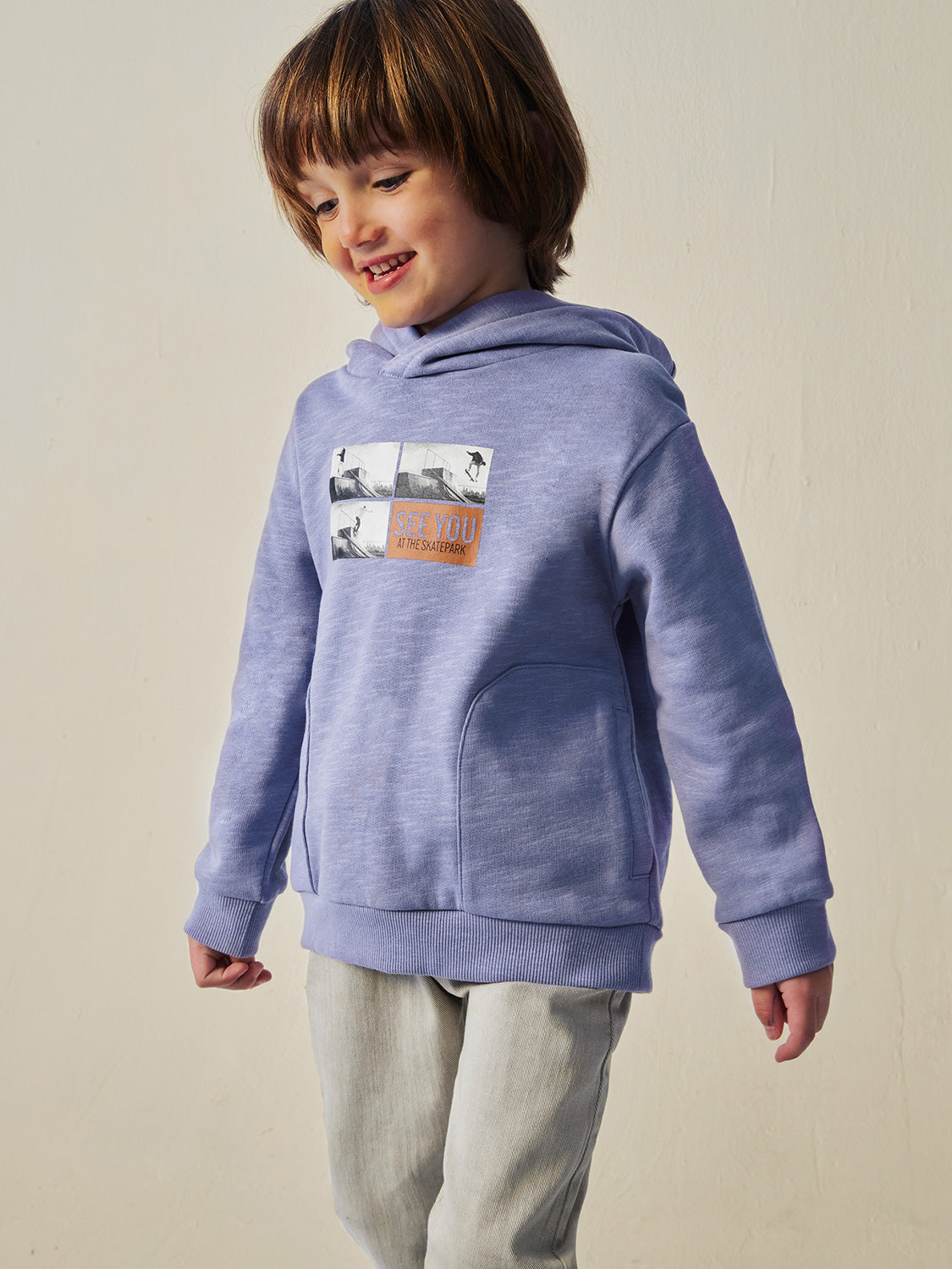 Mayoral Kids hoodie Lilac in Lilac 6809252280-2.jpg | NICKIS.com