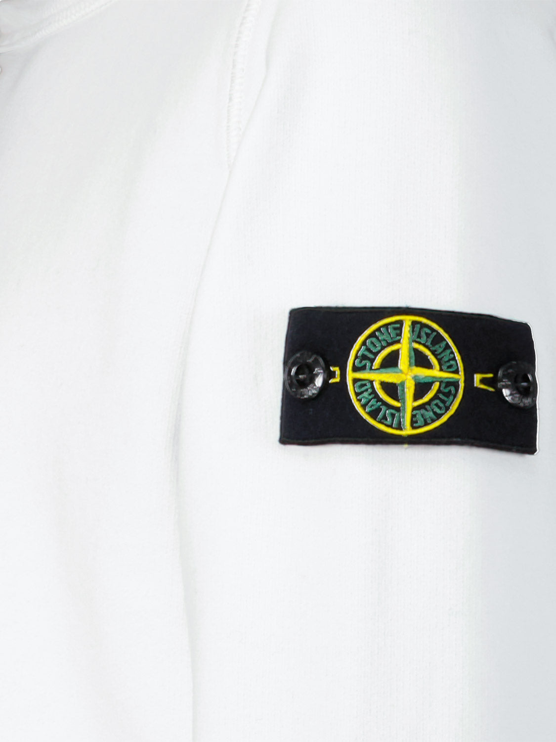 STONE ISLAND JUNIOR Kids Sweatshirt White in White 6809253109-6.jpg | NICKIS.com