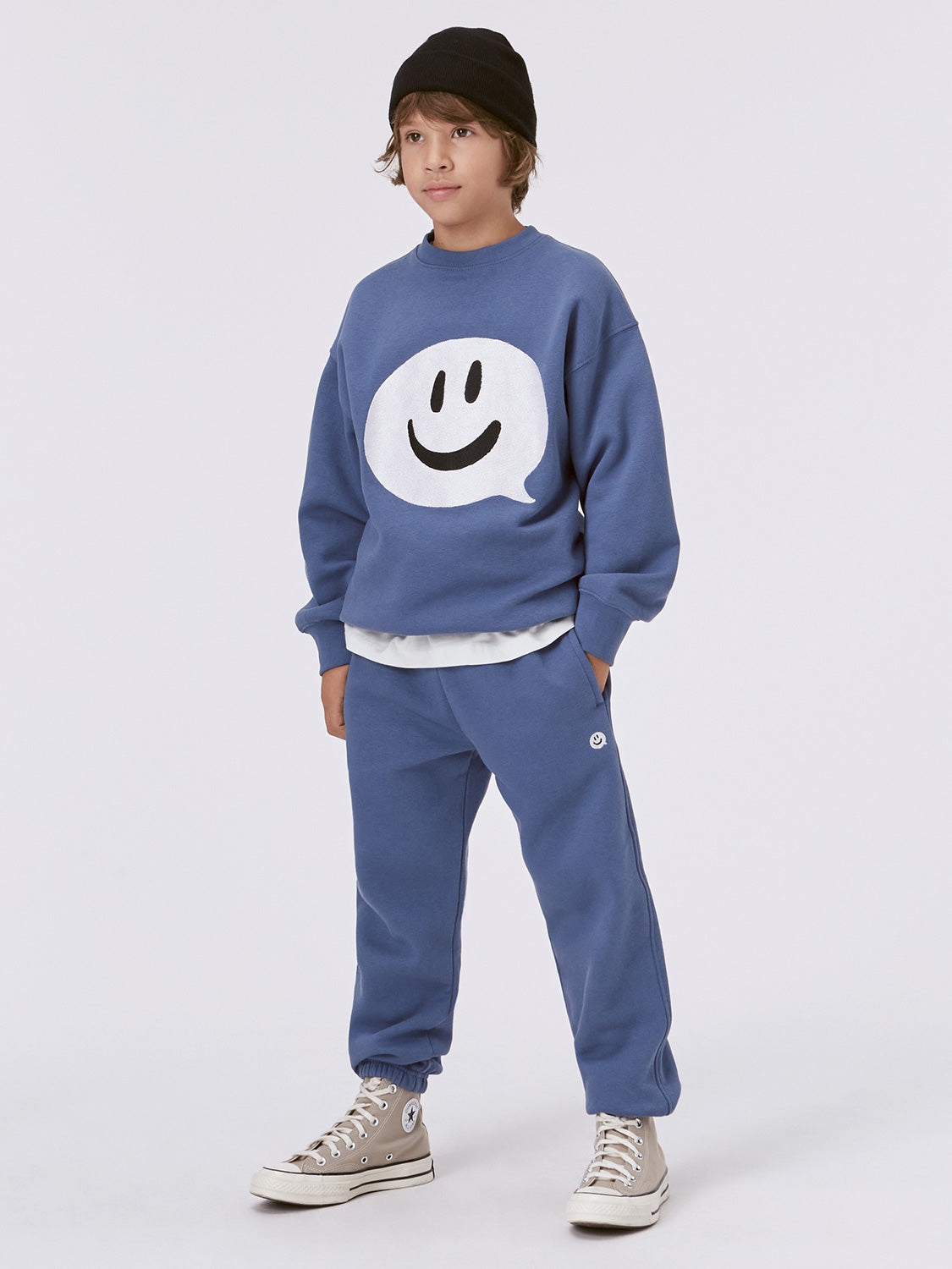 Molo Kids Sweatshirt Mar Blue in Blue 6809285349-2.jpg | NICKIS.com