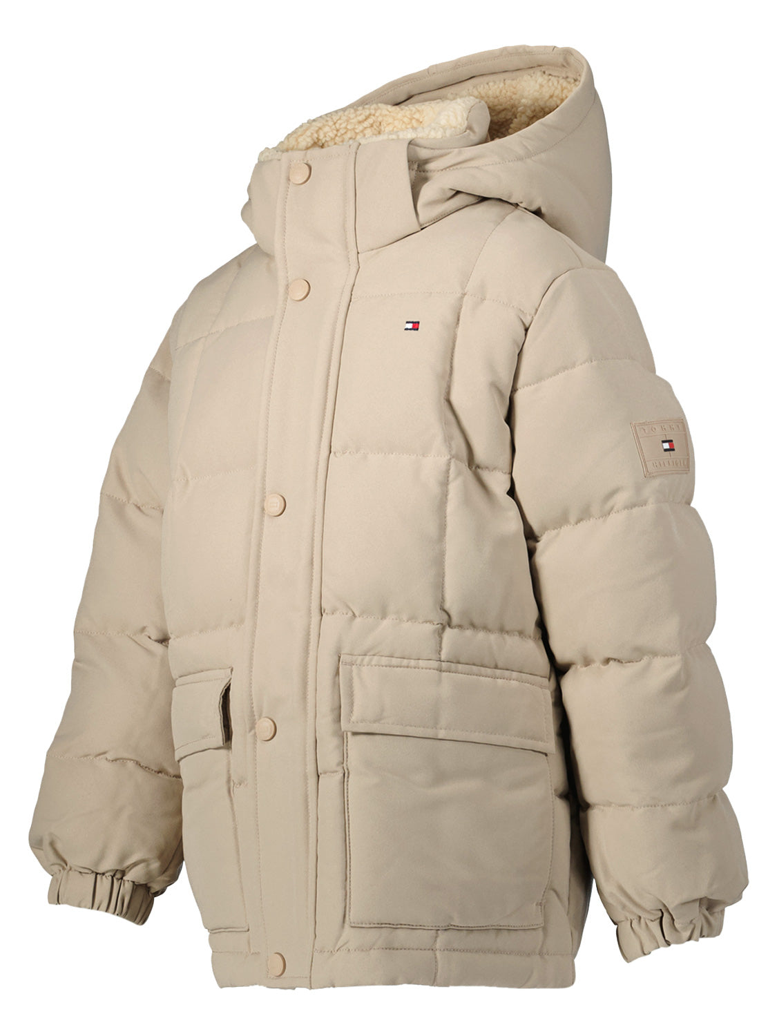 Tommy Hilfiger Kids winter jacket Beige in Beige 6809326383-4.jpg | NICKIS.com