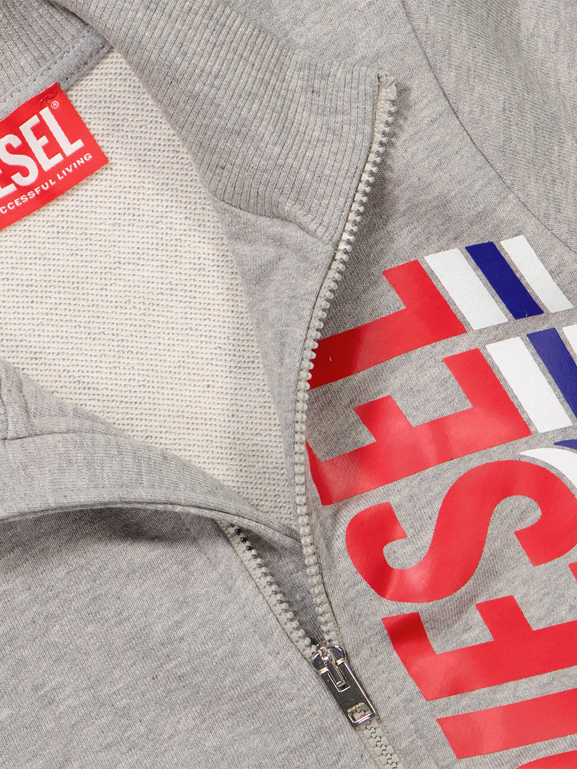 Diesel Kids Sweat Jacket Svaseb Grey in Grey 6809441533-5.jpg | NICKIS.com