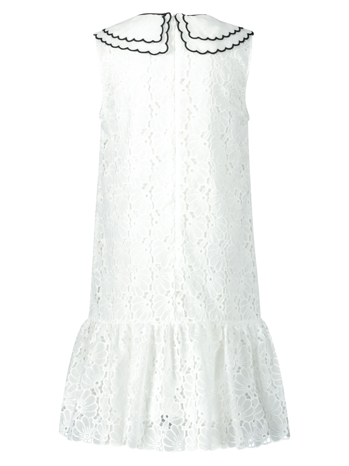 Self-Portrait Kids dress White in White 6809459844-5.jpg | NICKIS.com