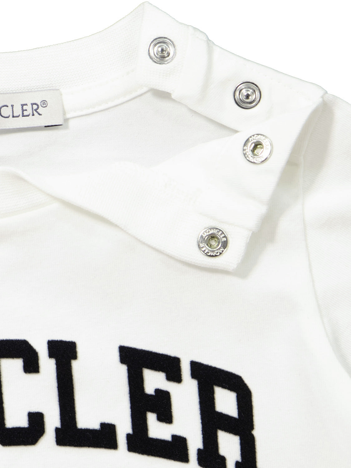 Moncler Enfant Kids t-shirt White in White 6809461398-5.jpg | NICKIS.com