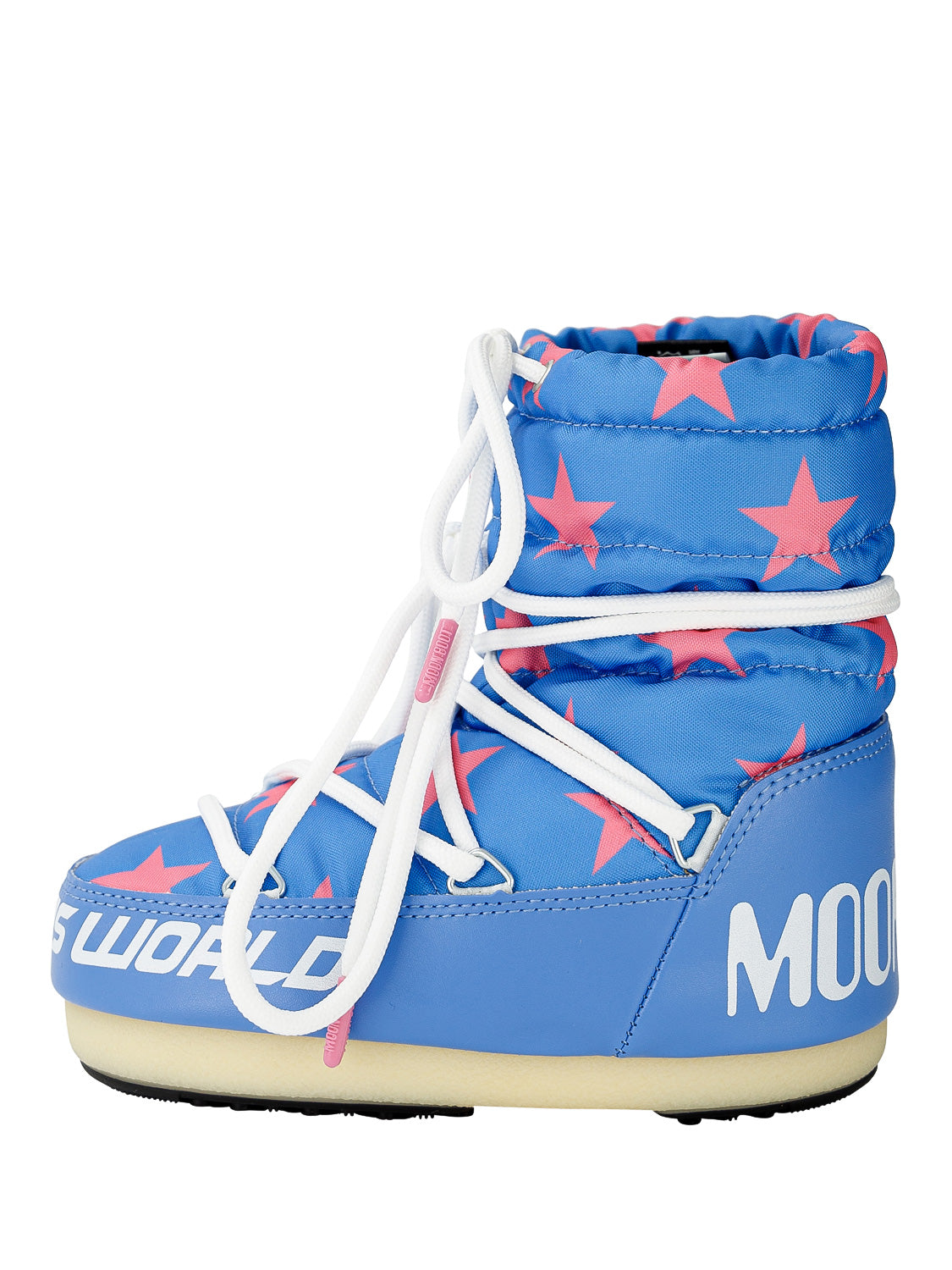 Moon Boot Kids Boots Light Low Stars Blue in Blue 6809480511-1.jpg | NICKIS.com