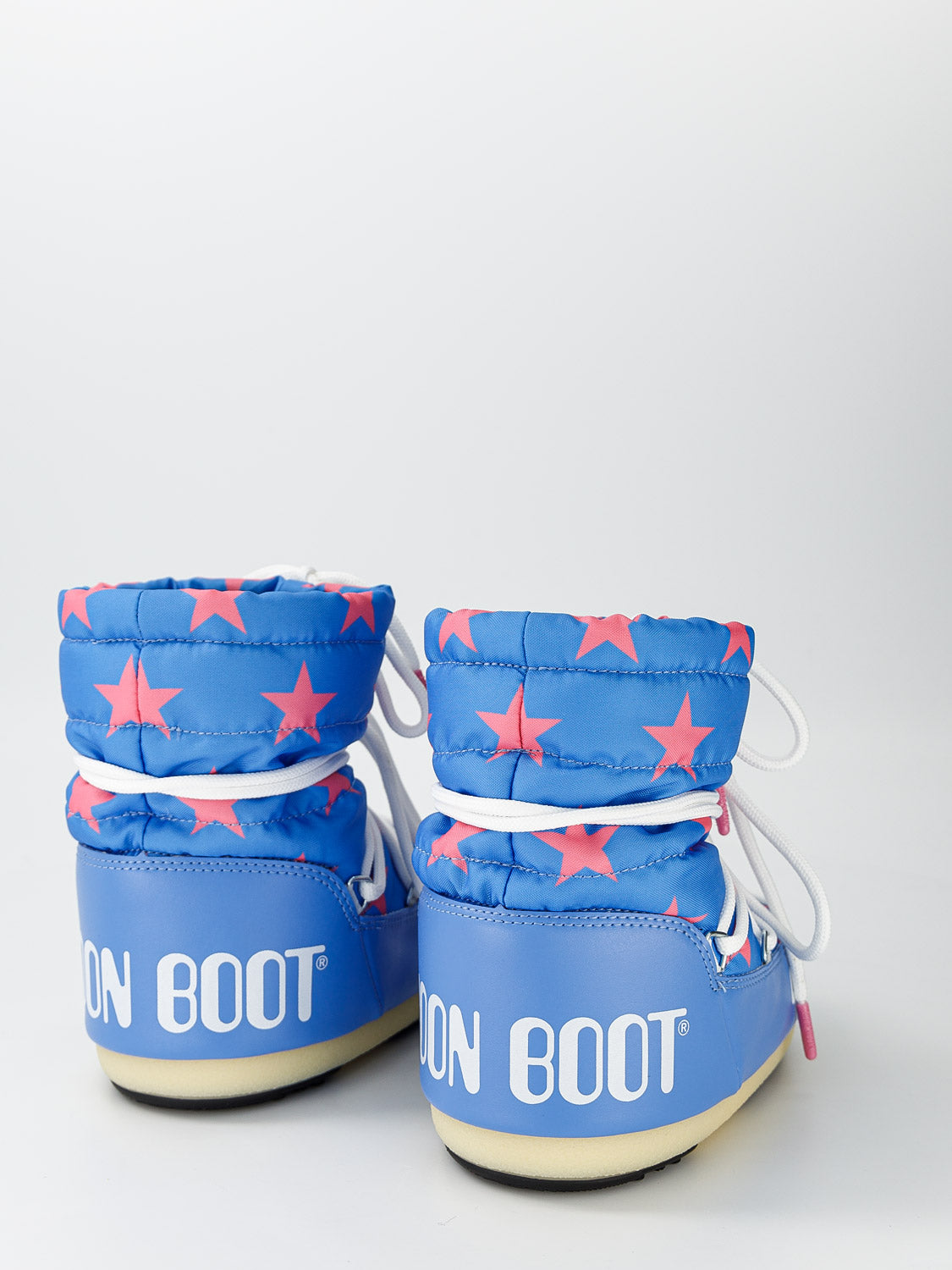 Moon Boot Kids Boots Light Low Stars Blue in Blue 6809480511-6.jpg | NICKIS.com