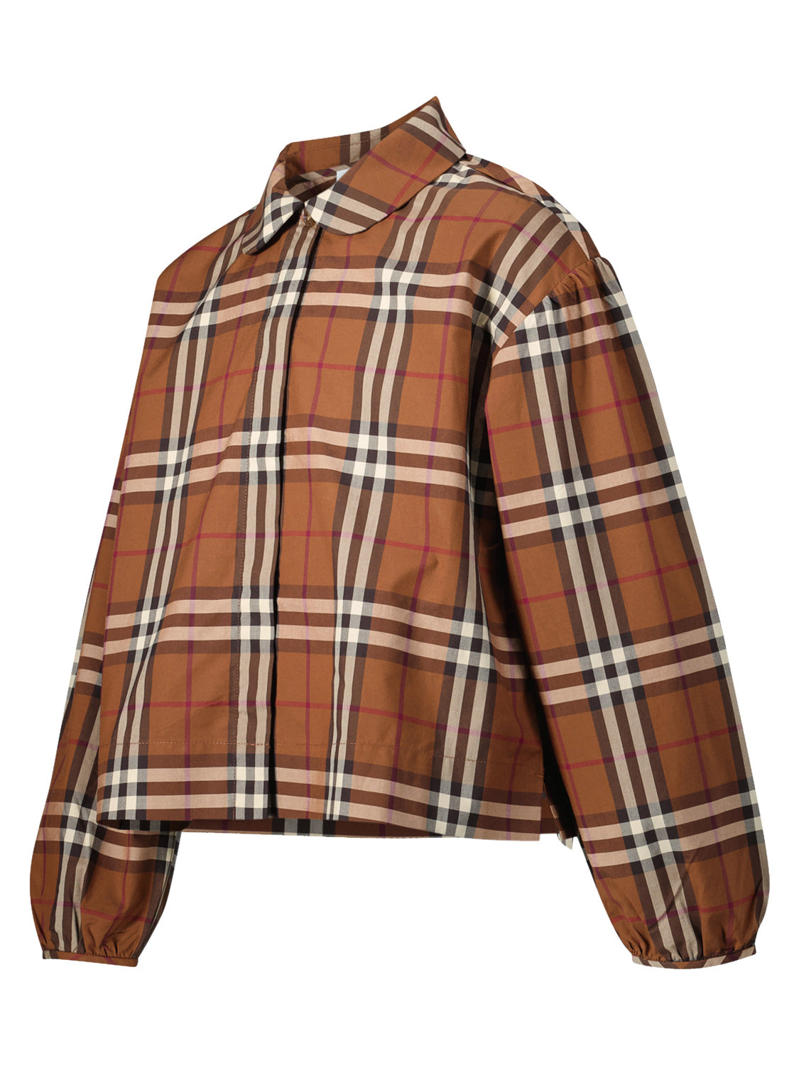 Burberry Kids blouse Adina Brown in Brown 6809481629-4.jpg | NICKIS.com