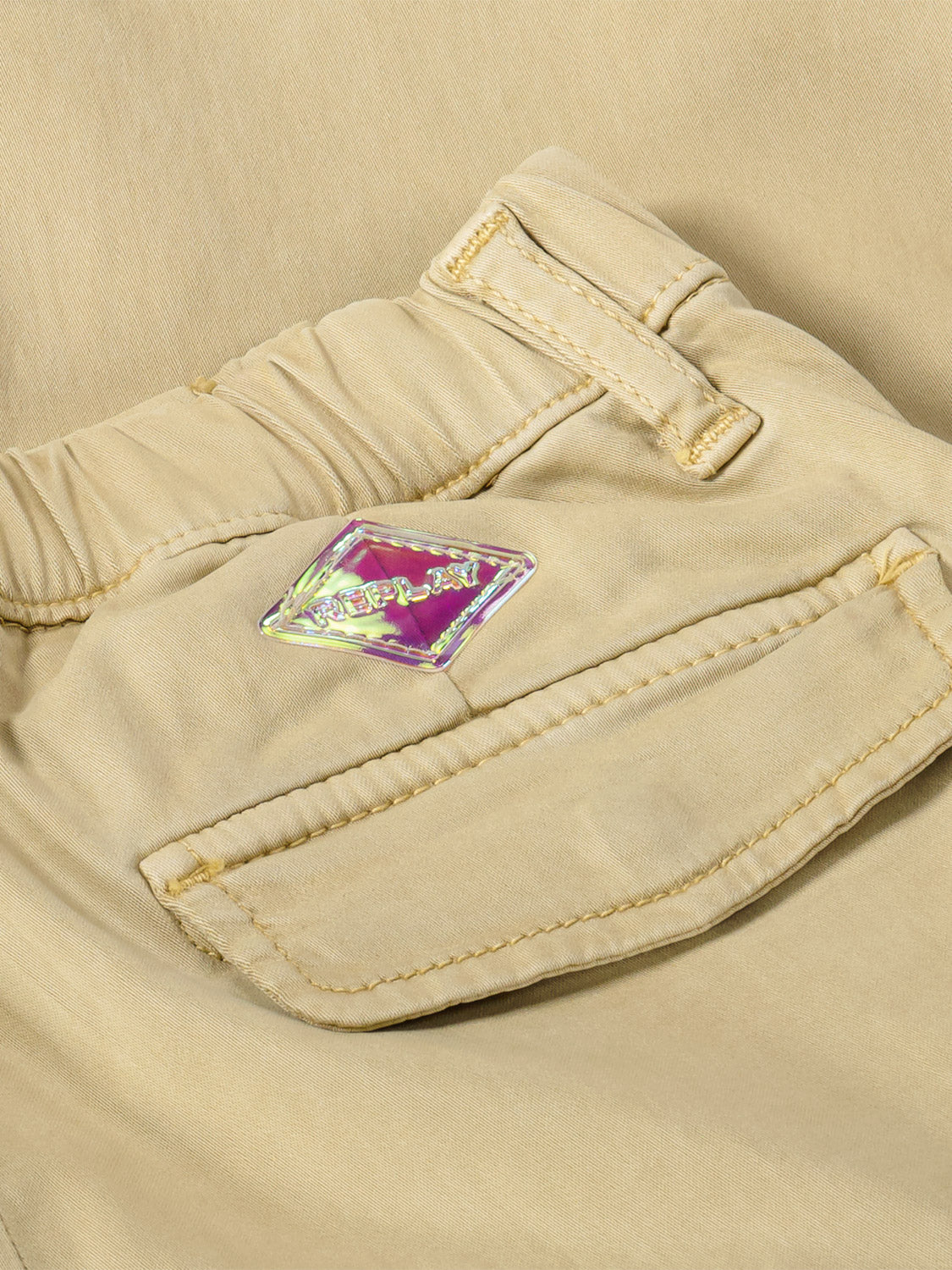 Replay & Sons Kids Cargo Trousers Beige in Beige 6809496024-8.jpg | NICKIS.com