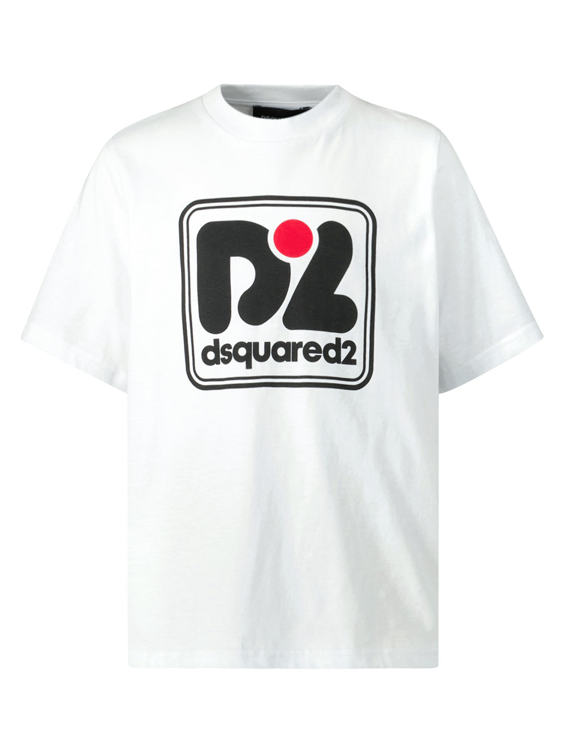 DSQUARED2 Kids t-shirt Slouch Fit White in White 6809527332-1.jpg | NICKIS.com