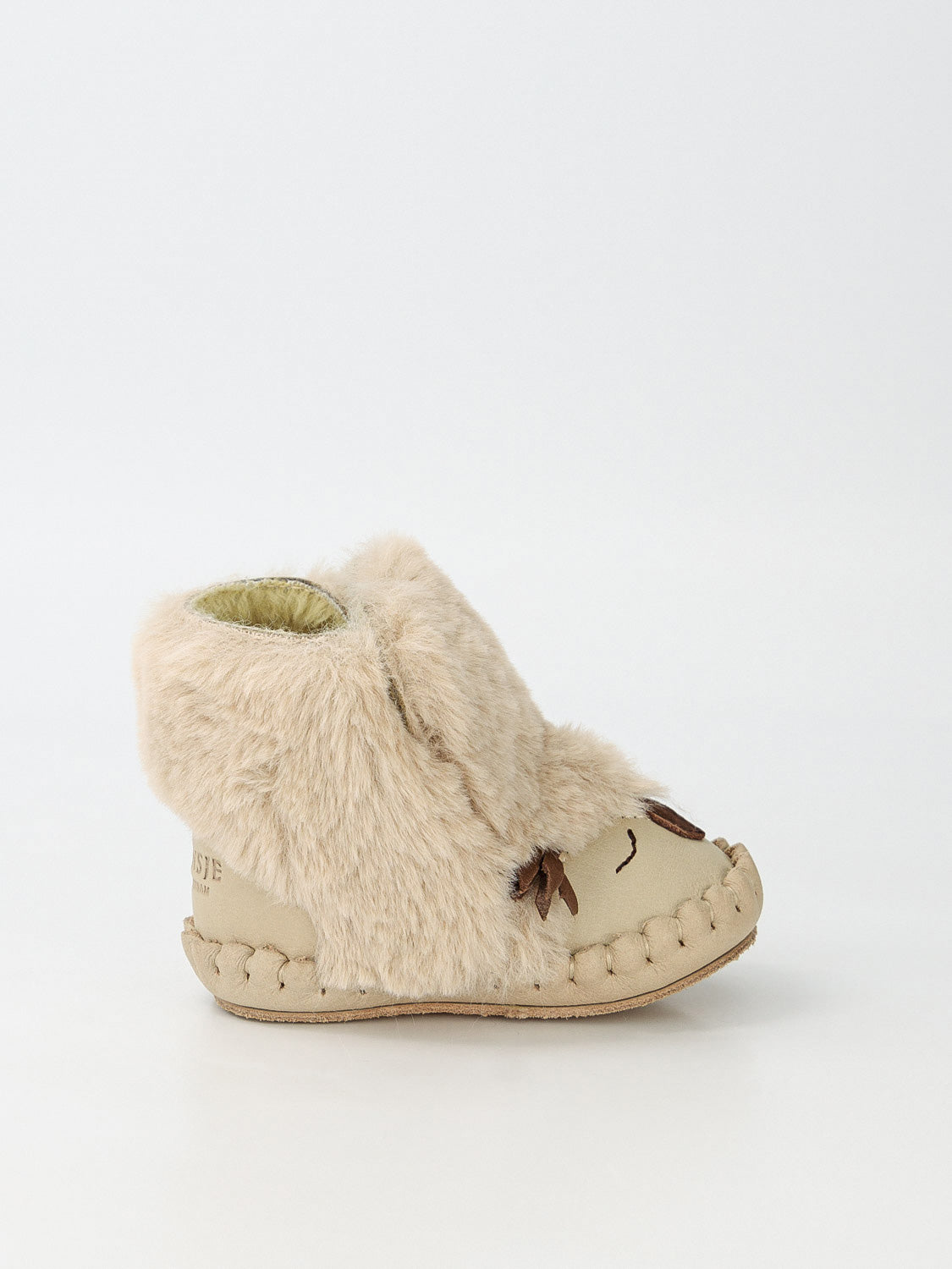 Donsje Amsterdam Kids Baby Shoes Kapi | Owl Beige in Beige 6809543044-2.jpg | NICKIS.com