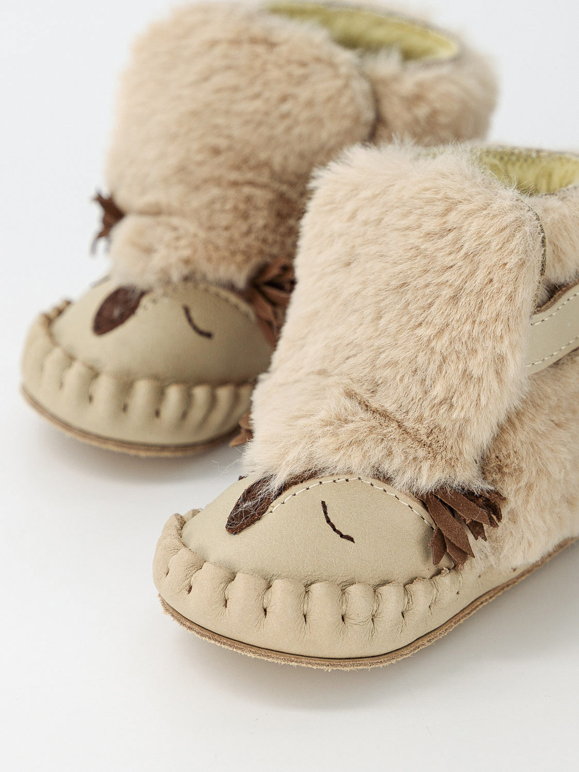 Donsje Amsterdam Kids Baby Shoes Kapi | Owl Beige in Beige 6809543044-7.jpg | NICKIS.com