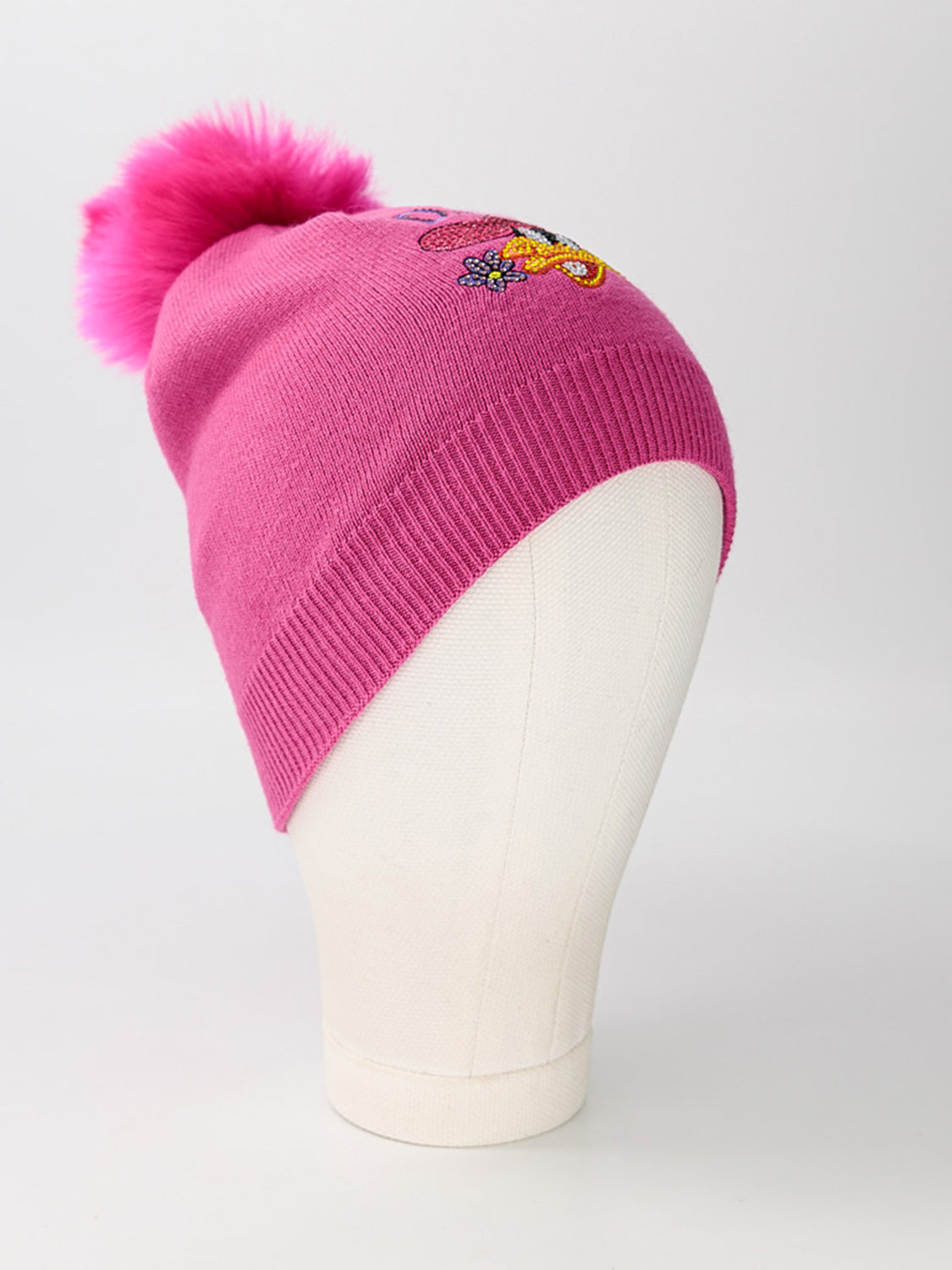 Monnalisa Kids beanie Fuchsia in Fuchsia 6809664408-3.jpg | NICKIS.com