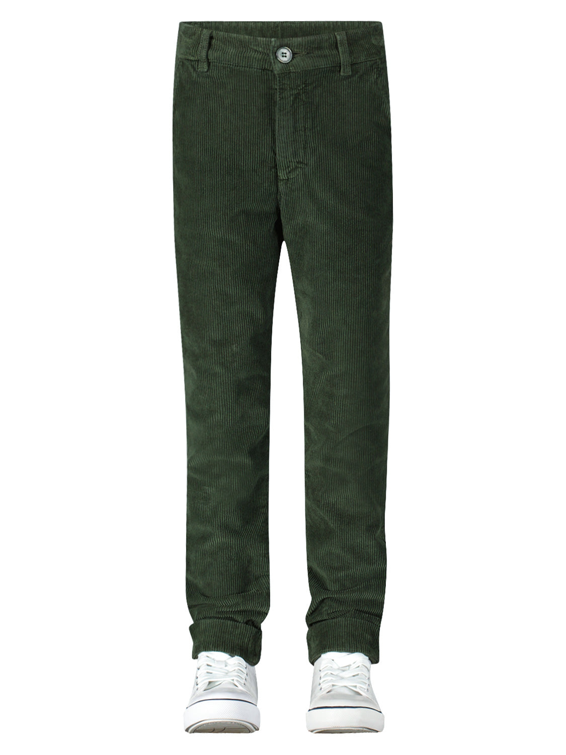 PLEASE - THE TROUSERS Kids Corduroy Trousers Olive Green in Olive Green 6809679567-2.jpg | NICKIS.com