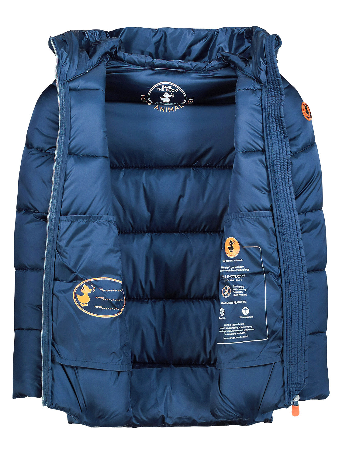 Save the Duck Kids winter jacket Gracie Blue in Blue 6809801237-6.jpg | NICKIS.com