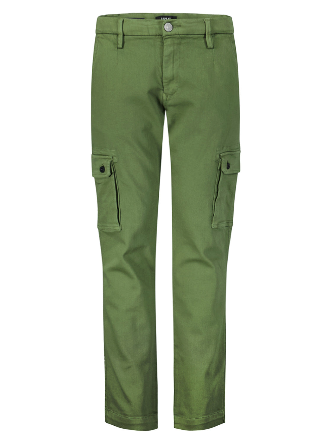 Replay & Sons Kids Cargo Trousers Kameron Olive Green in Olive Green 6900000029-1.jpg | NICKIS.com