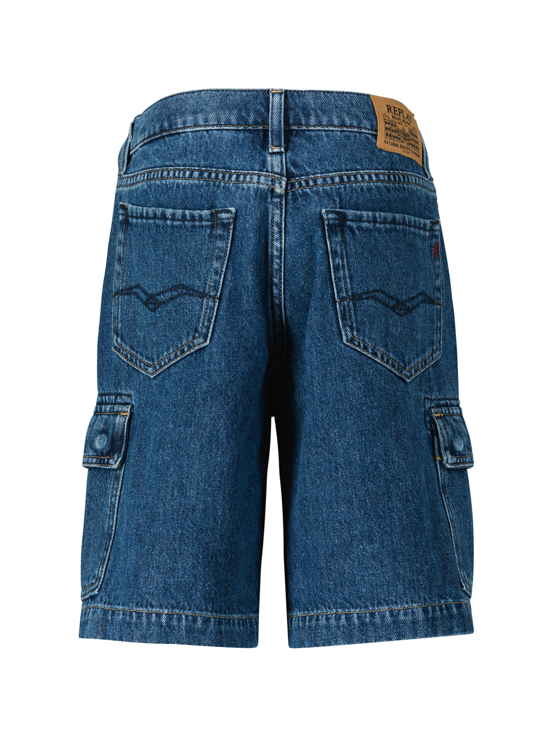 Replay & Sons Kids Shorts Blue in Blue 6900000035-5.jpg | NICKIS.com