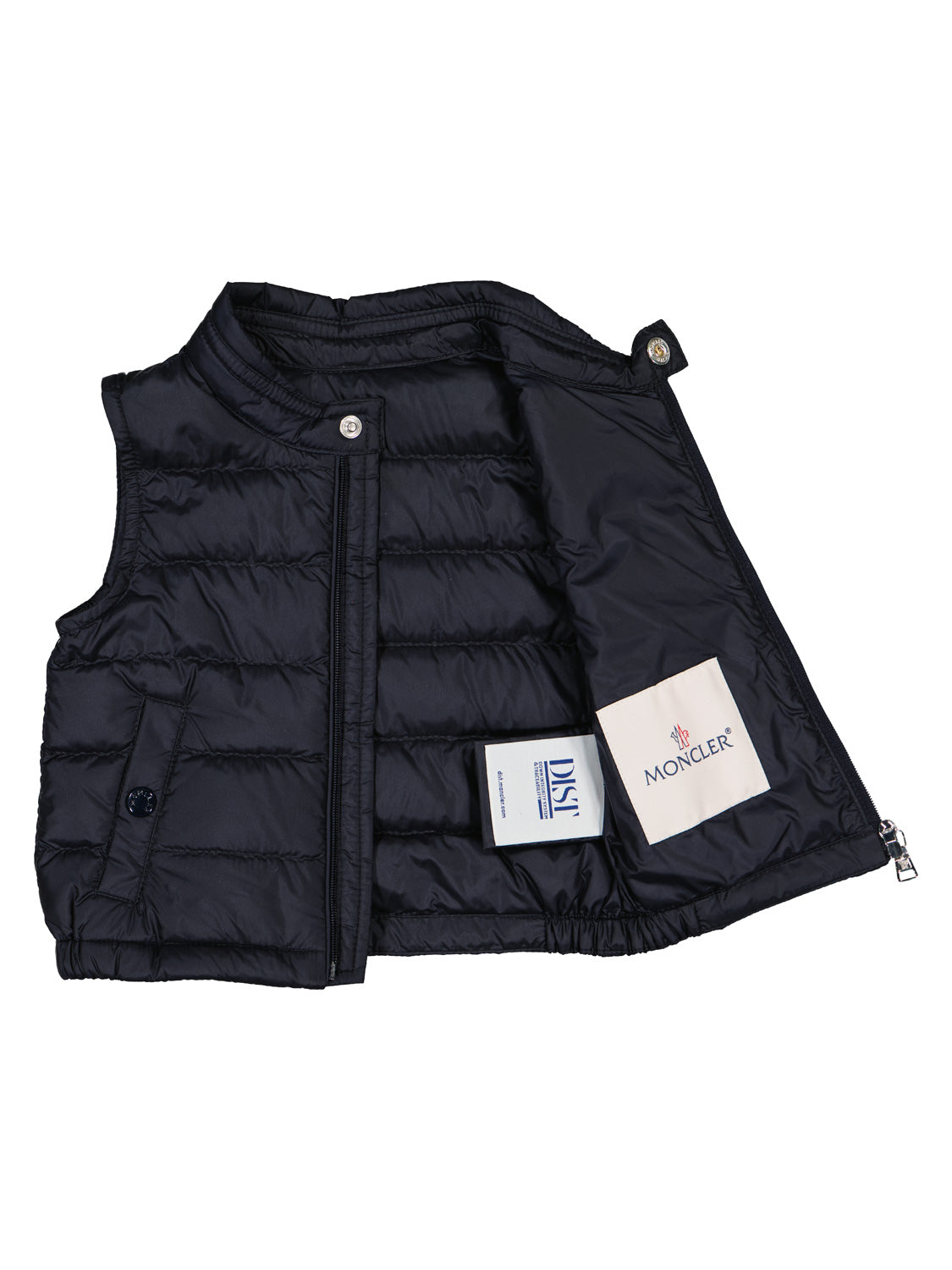 Black moncler vest online