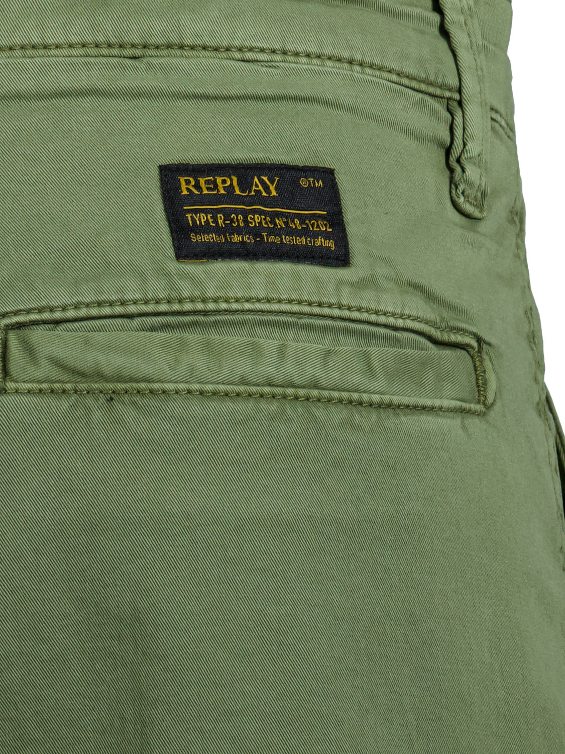 Replay & Sons Kids Shorts Olive Green in Olive Green 6900000125-7.jpg | NICKIS.com