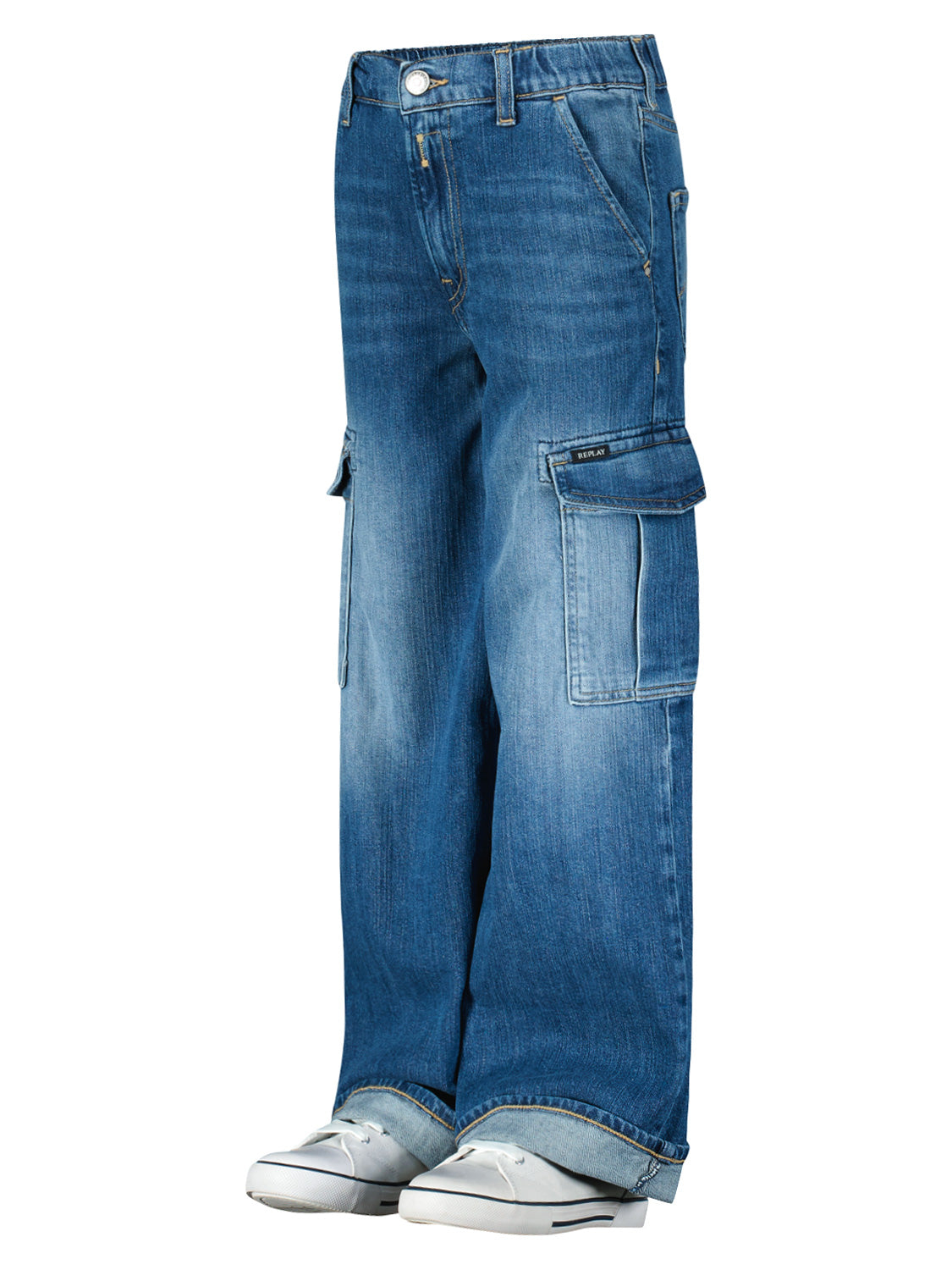 Replay & Sons Kids jeans Aidyna Blue in Blue 6900000127-5.jpg | NICKIS.com