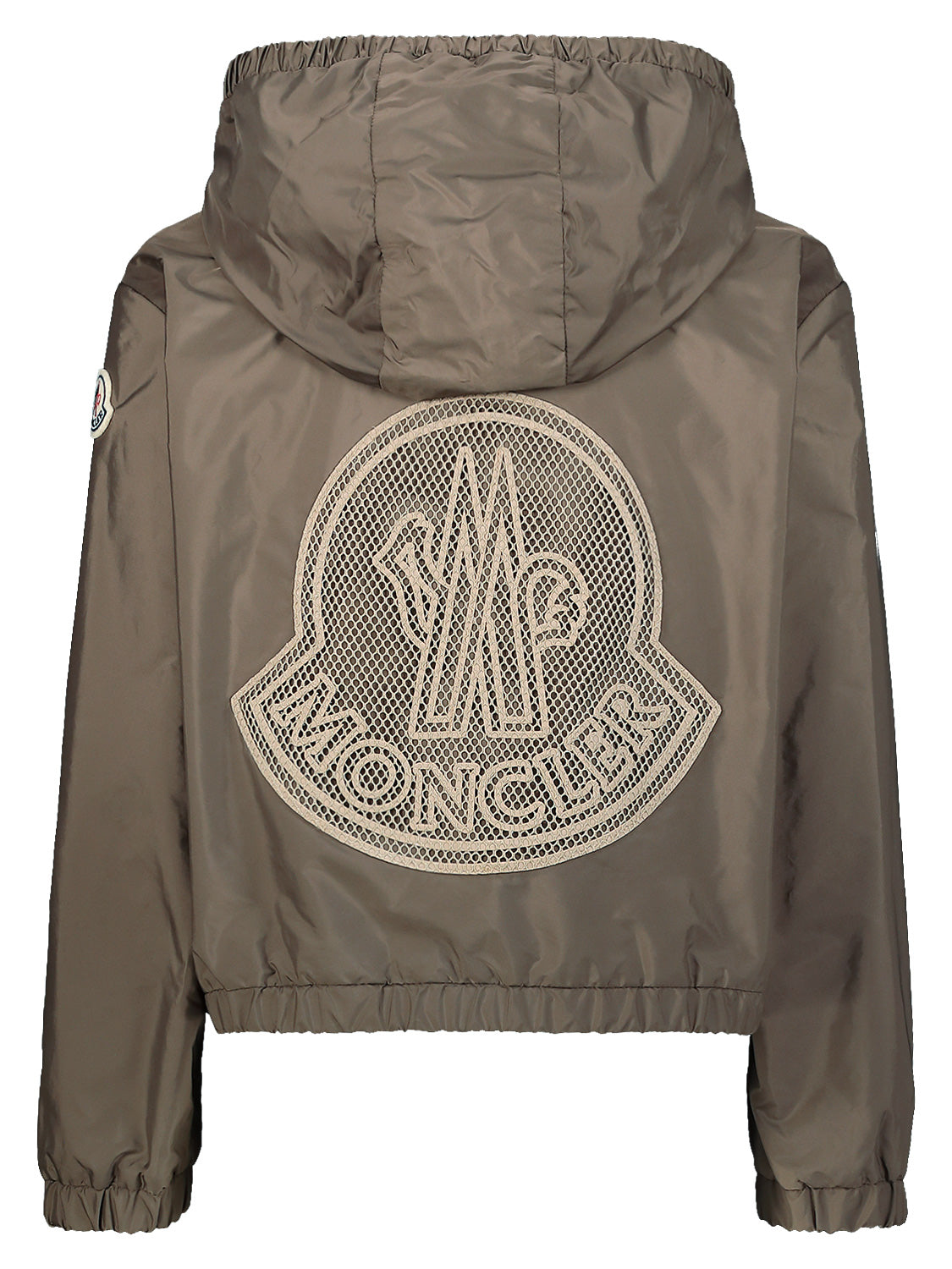 Moncler Enfant Kids Rain Jacket Prague Khaki in Khaki 6900000176-5.jpg | NICKIS.com