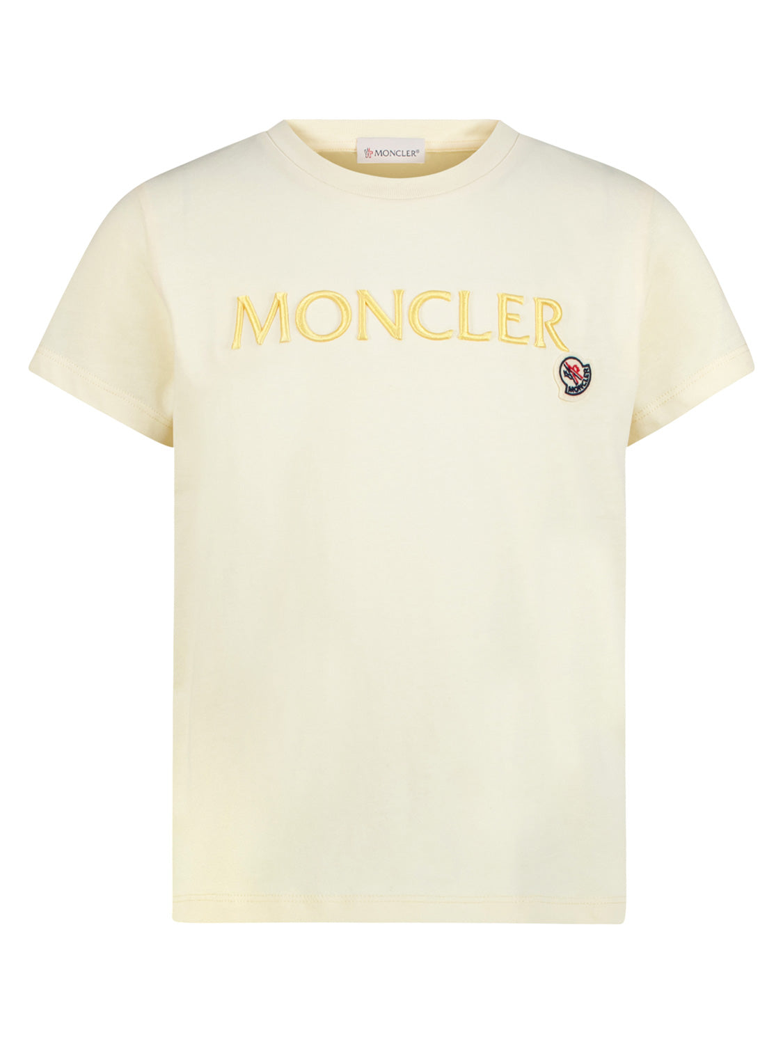 Moncler Enfant Kids t-shirt Yellow in Yellow 6900000233-1.jpg | NICKIS.com