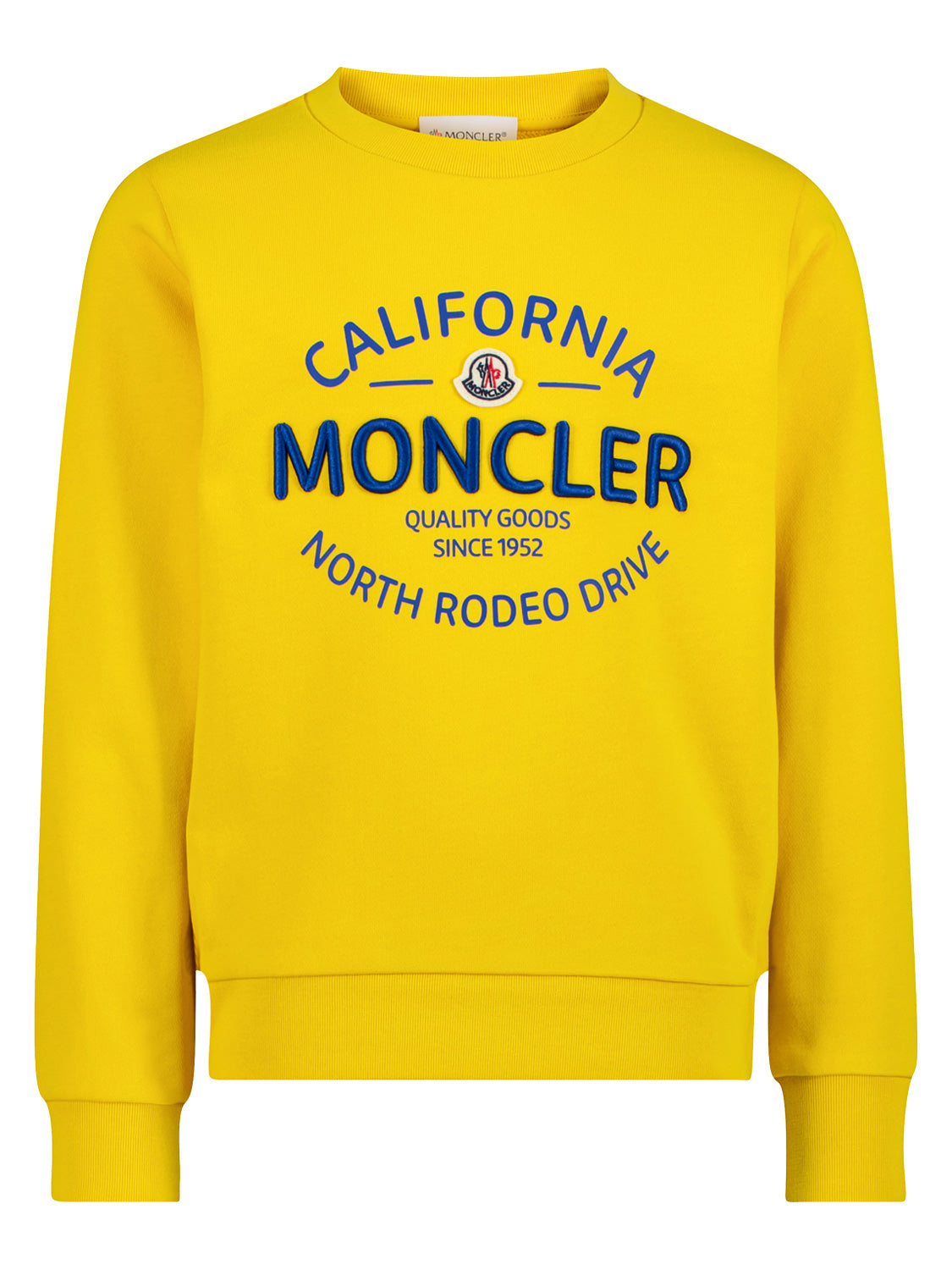 Moncler Enfant Kids Sweatshirt Yellow in Yellow 6900000255-1.jpg | NICKIS.com