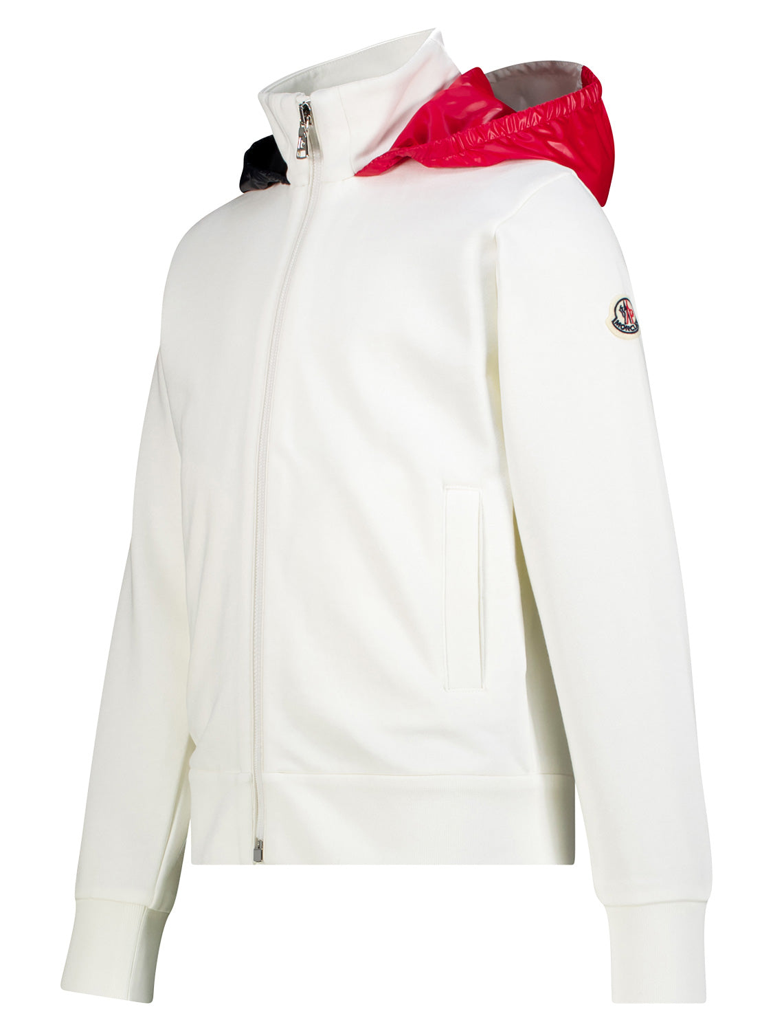 Moncler Enfant Kids Sweat Jacket White in White 6900000256-4.jpg | NICKIS.com