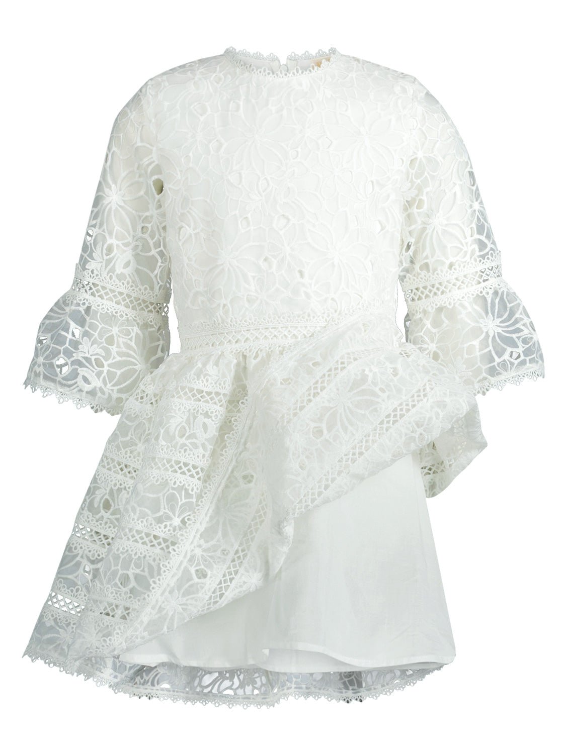 MARLO Kids dress Sadie White in White 6900002914-4.jpg | NICKIS.com