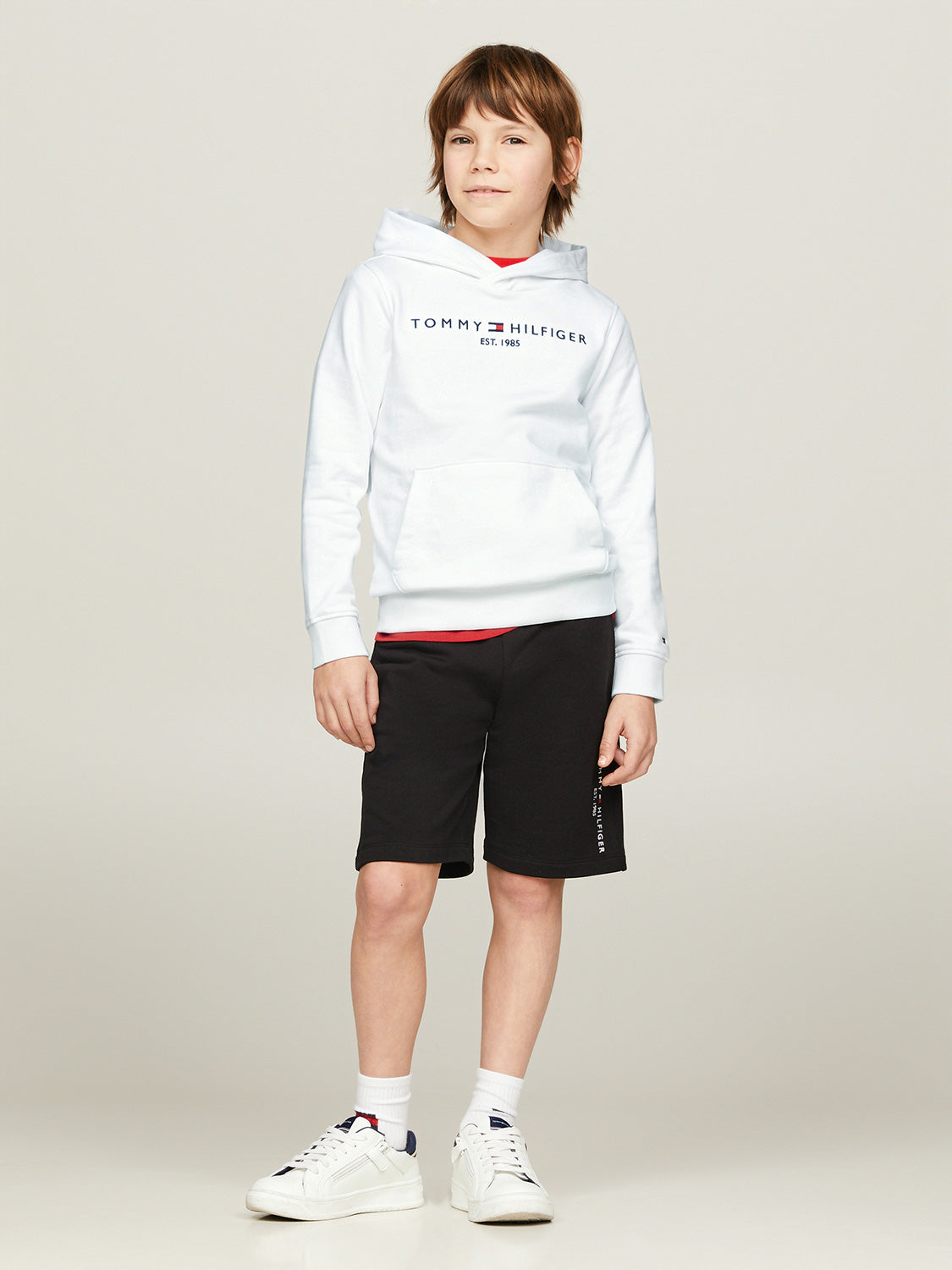 Tommy Hilfiger Kids hoodie White in White 6900003828-2.jpg | NICKIS.com