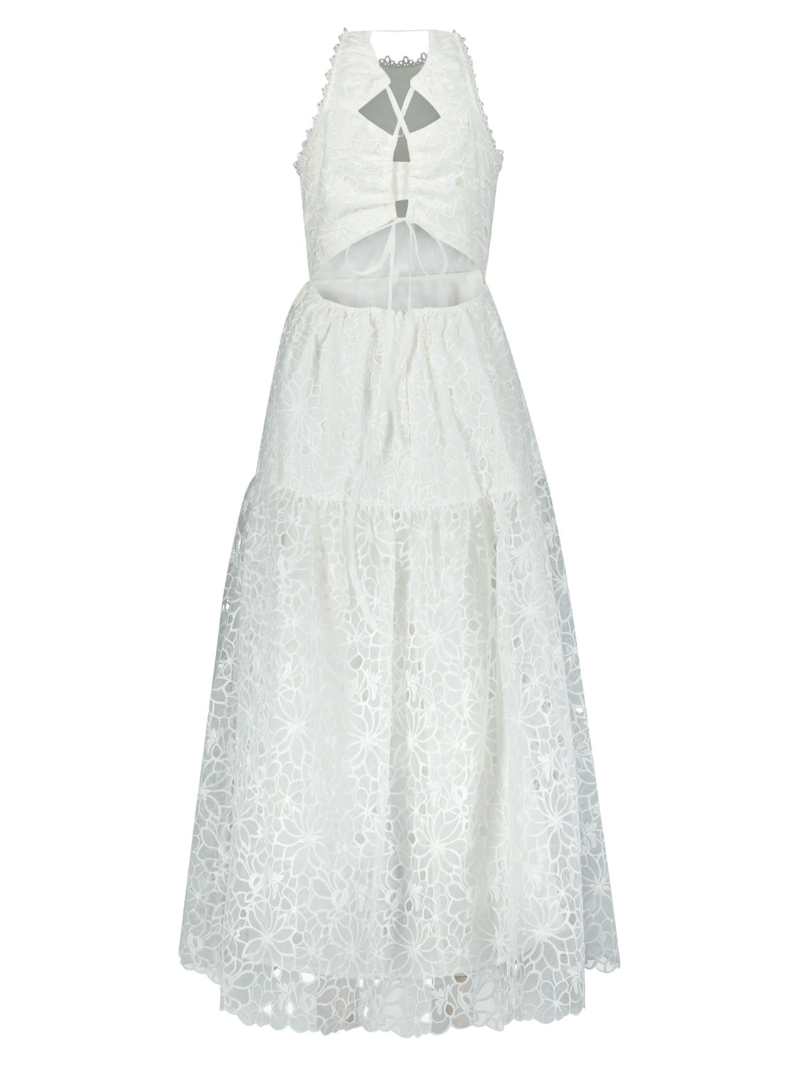 MARLO Kids dress Sadie White in White 6900007715-6.jpg | NICKIS.com