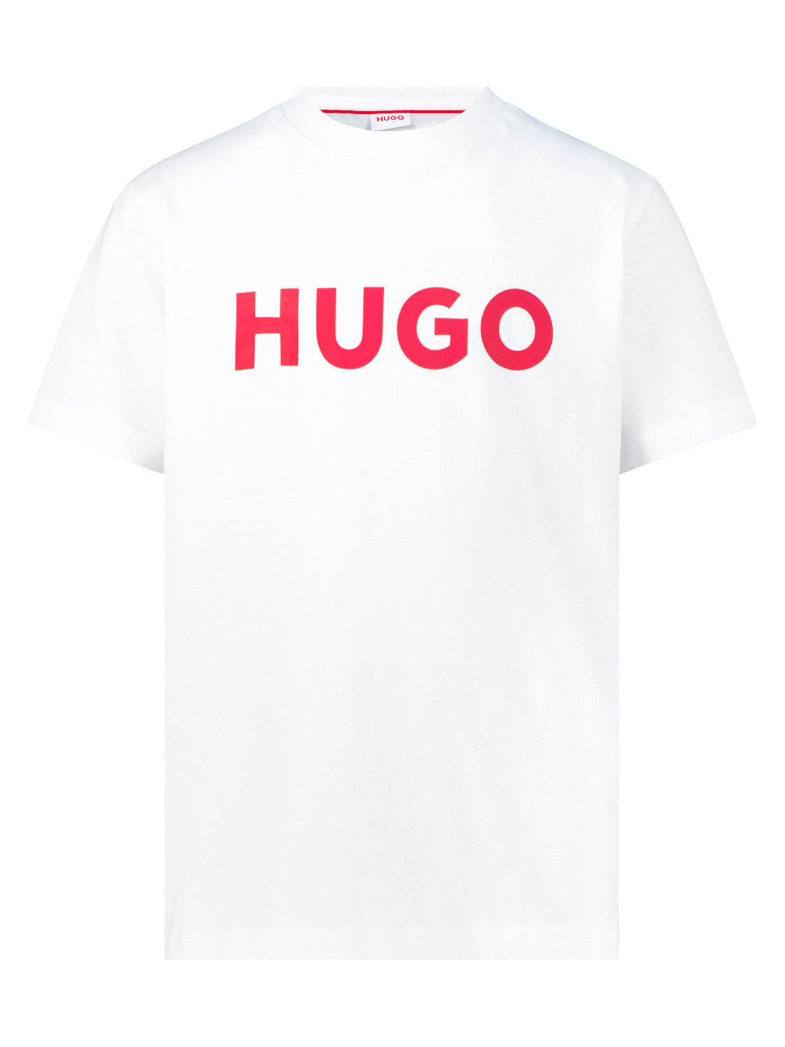 HUGO Kids t-shirt White in White 6900008081-1.jpg | NICKIS.com