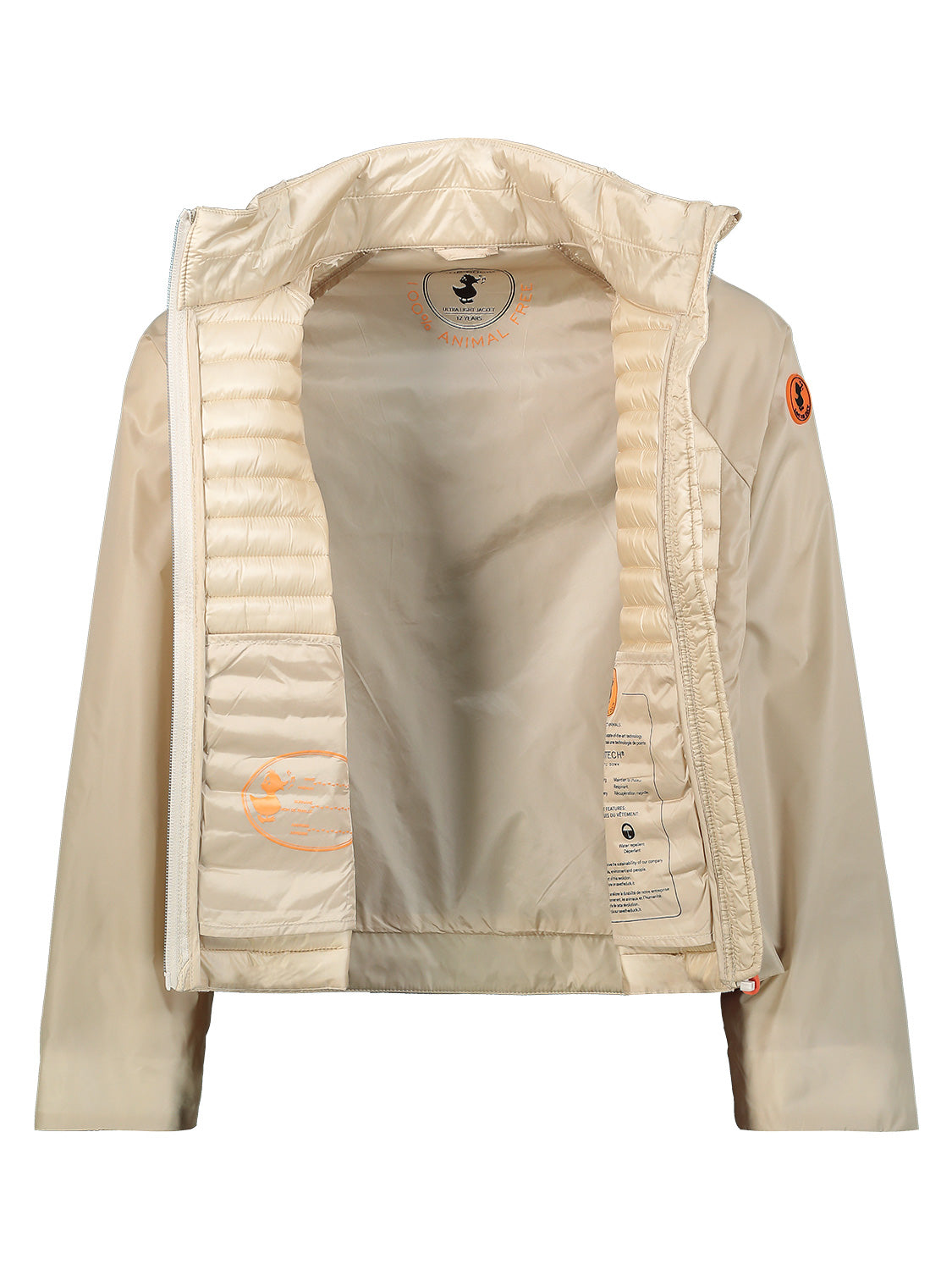 Save the Duck Kids jacket Irie Beige in Beige 6900010928-6.jpg | NICKIS.com