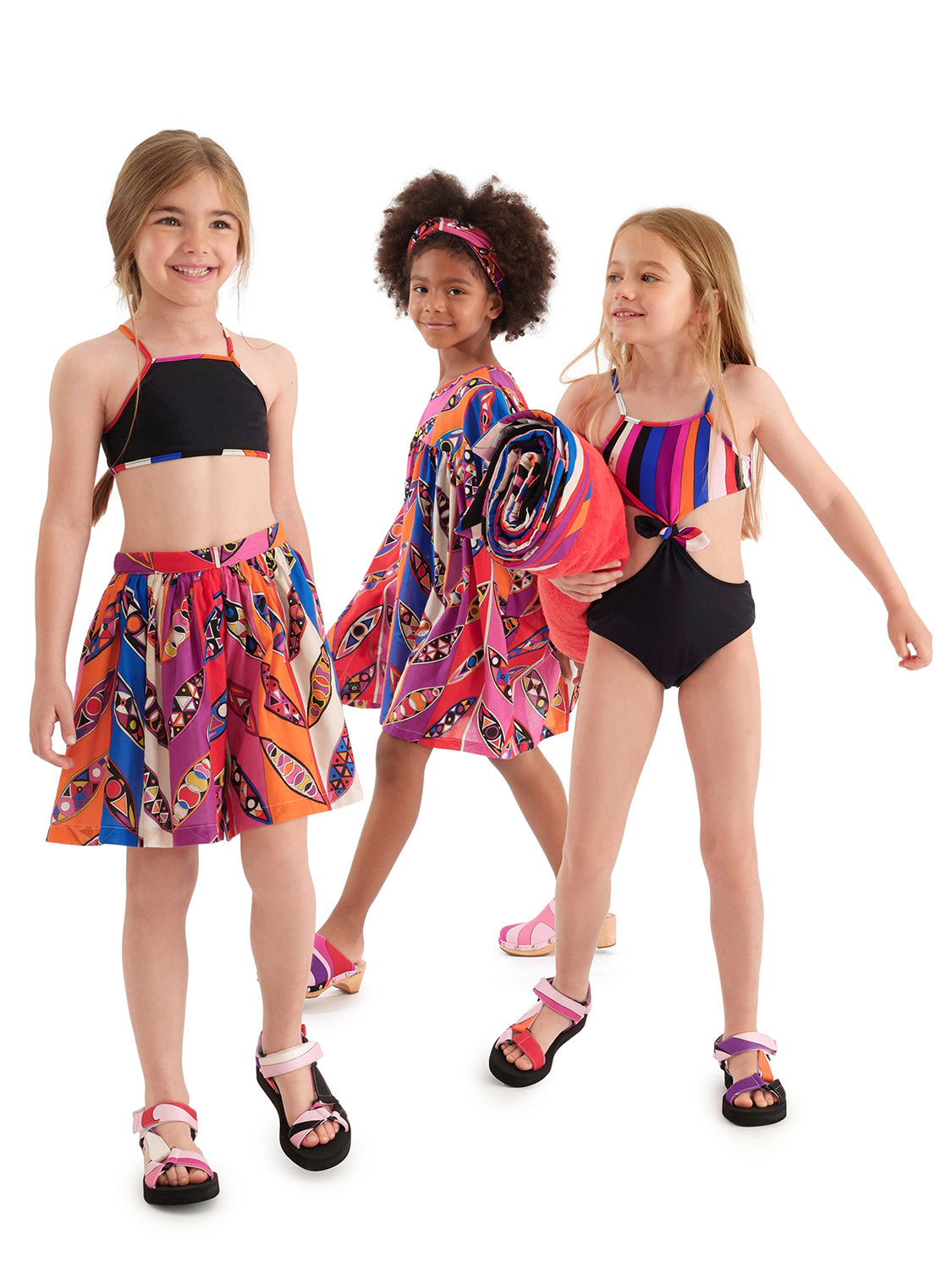 Emilio Pucci Kids Shorts Multicoloured in Multicoloured 6900017042-2.jpg | NICKIS.com