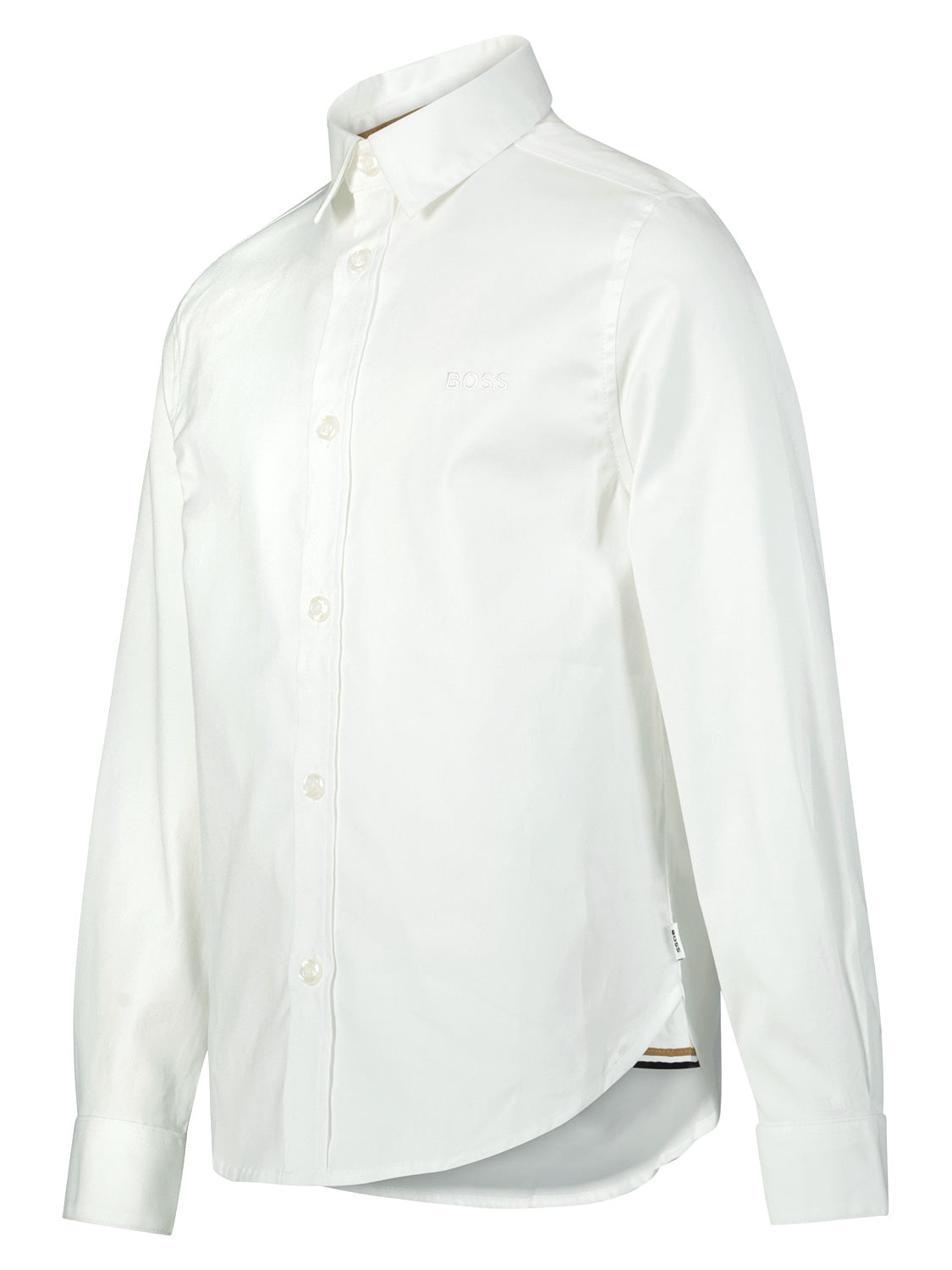 Boss Kids shirt White in White 6900027134-4.jpg | NICKIS.com
