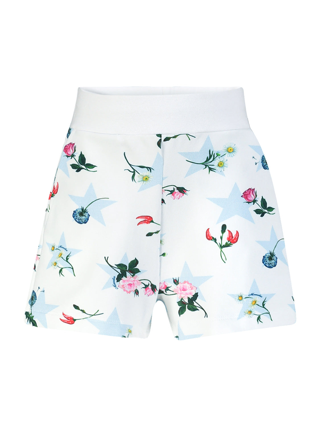 Monnalisa Kids Sweatshorts White in White 6900062572-1.jpg | NICKIS.com