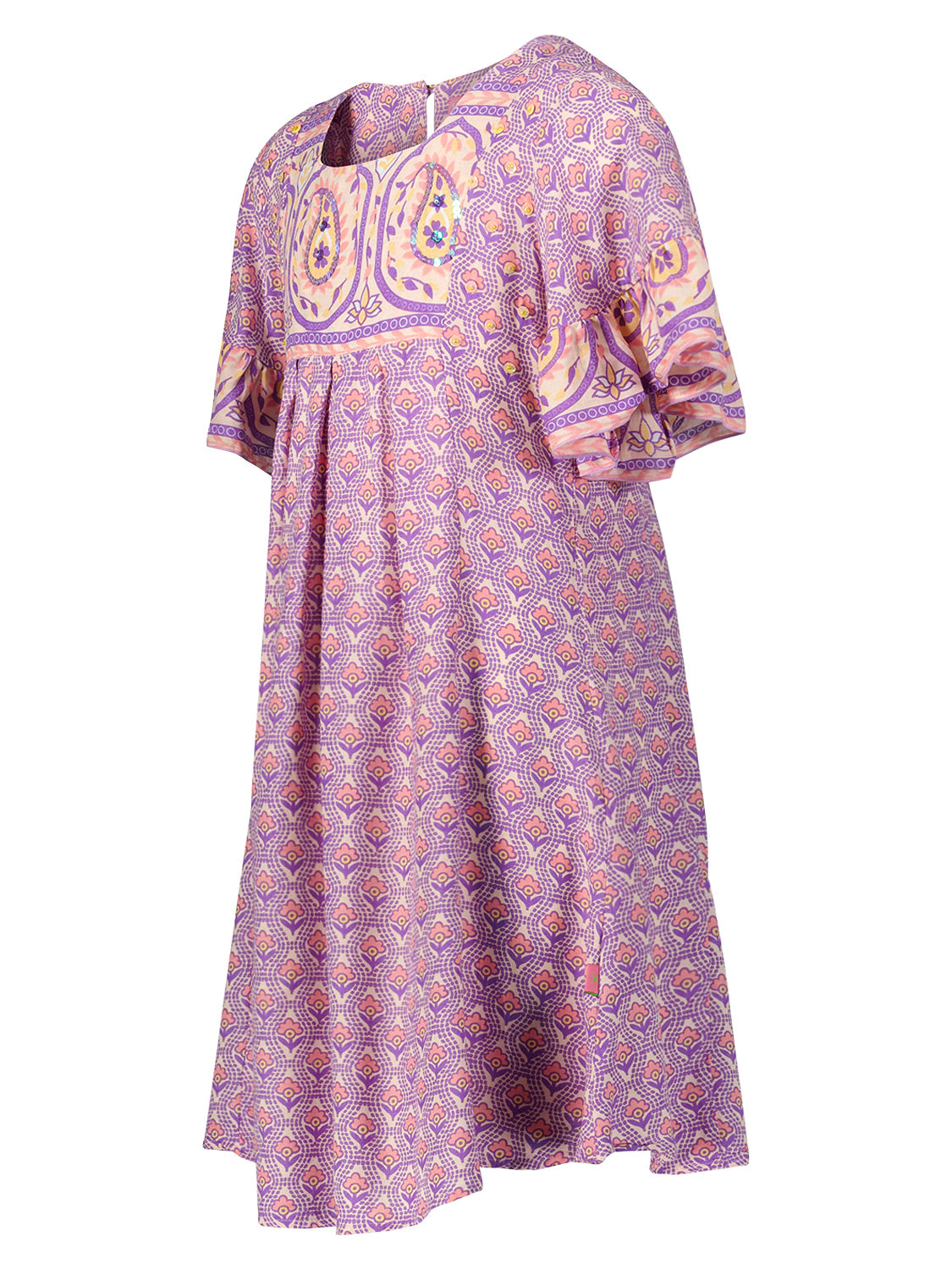 Spinach Mafia Kids dress Purple in Purple 6900082051-4.jpg | NICKIS.com